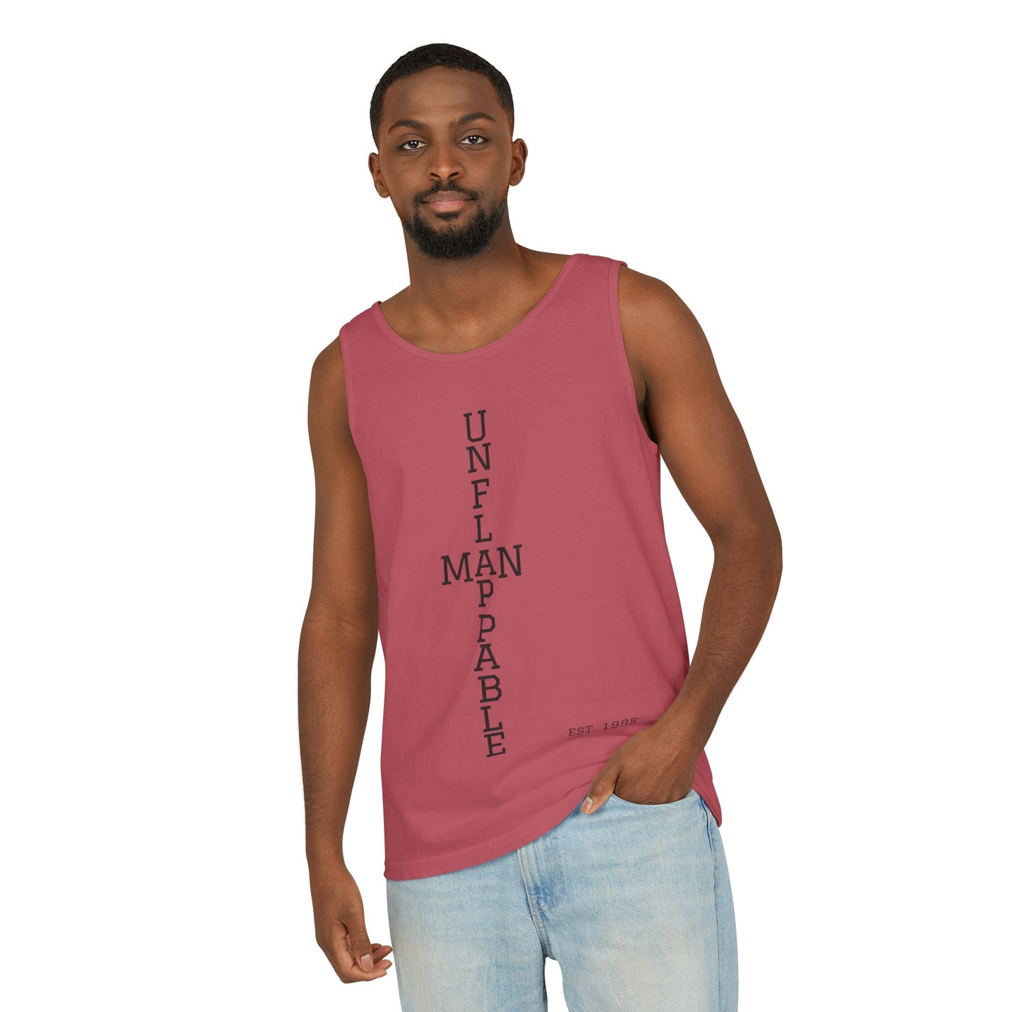 Unisex Inspirational Tank Top - Unflappable, Summer Apparel, Vacation Wear, Casual Gift, Fitness Gear