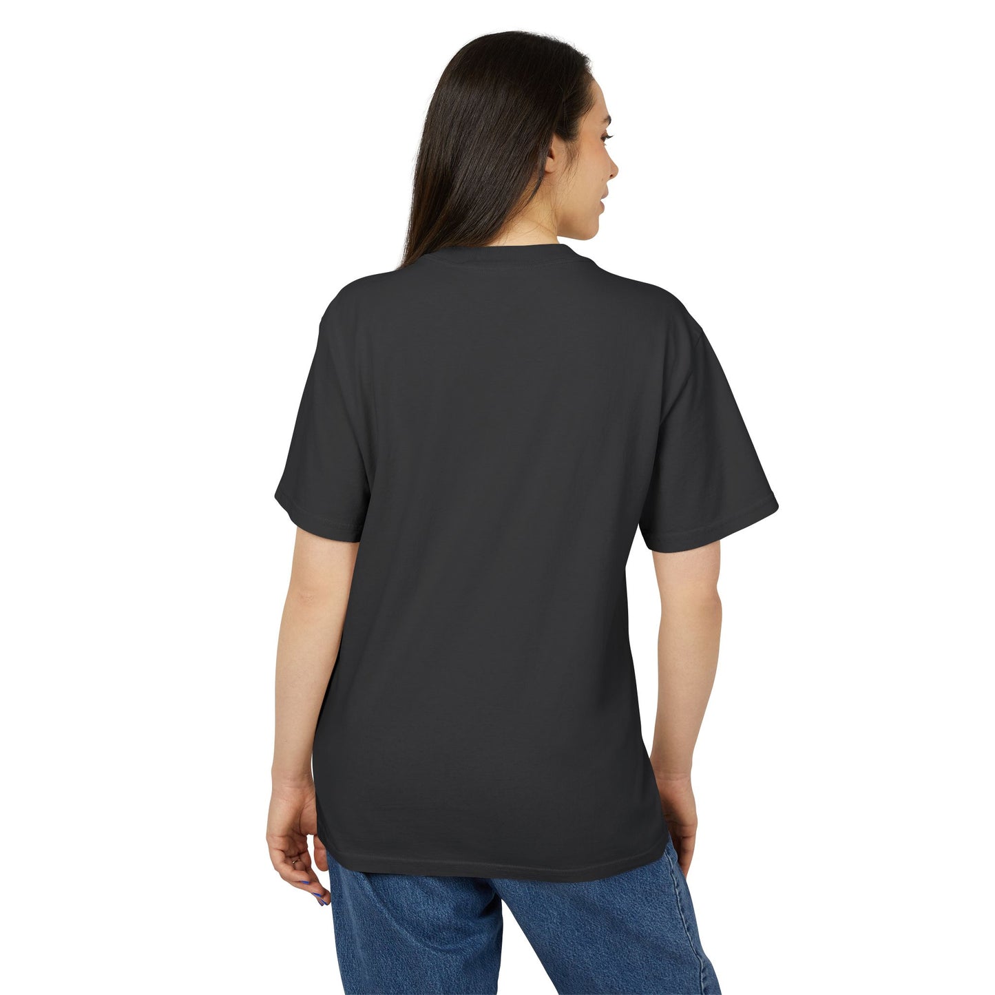 Graphic Tee — Small Red Skateboarder Chest Design