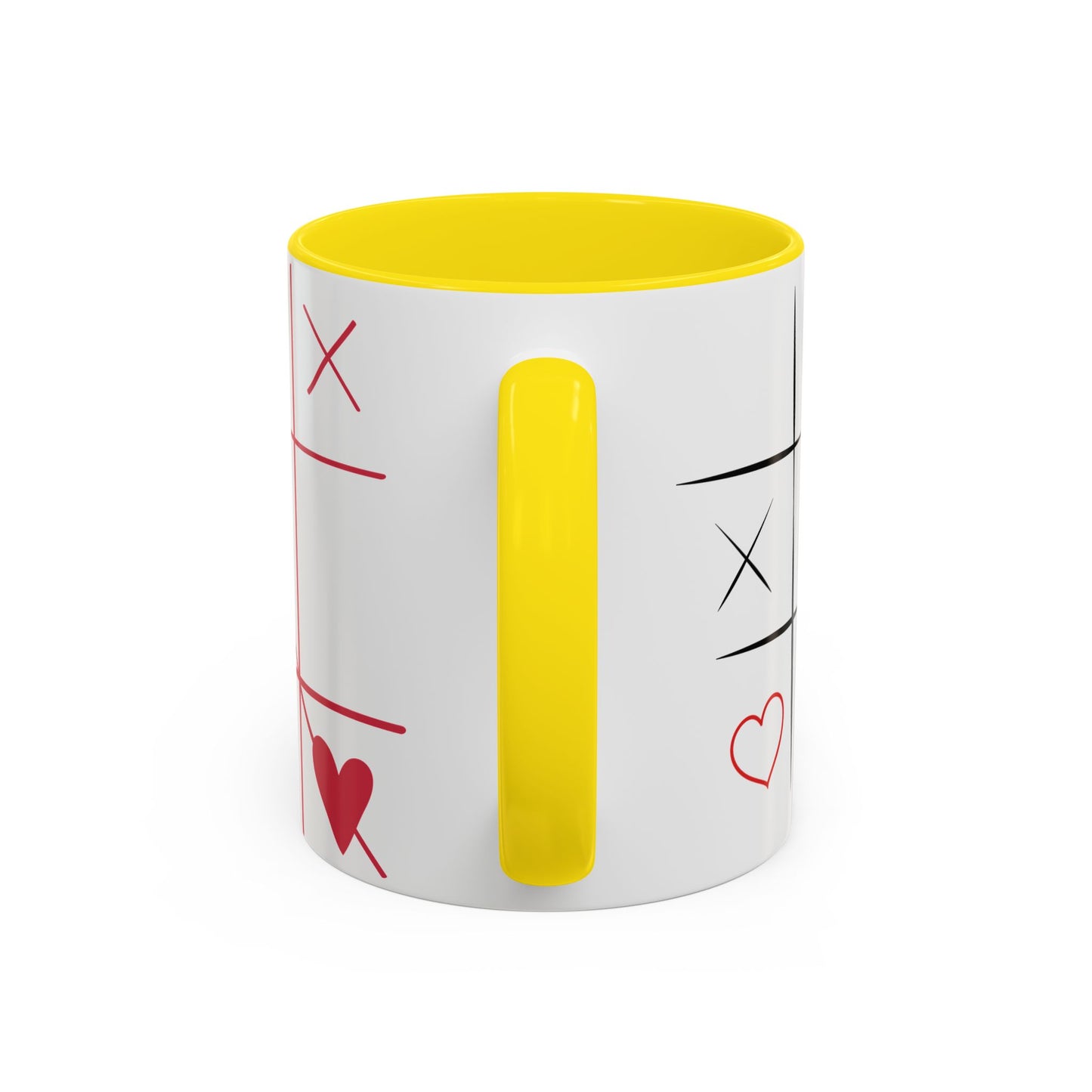 Love Tic Tac Toe Coffee Mug - Perfect for Valentine's Day and Romantic Moments
