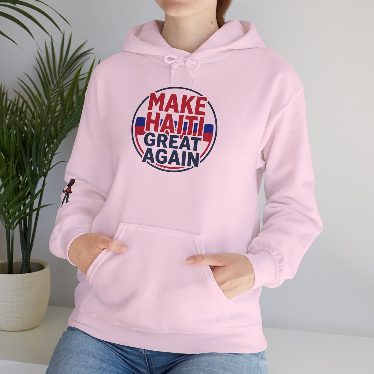 Hoodie - "Make Haiti Great Again" Political Solidarity Pullover