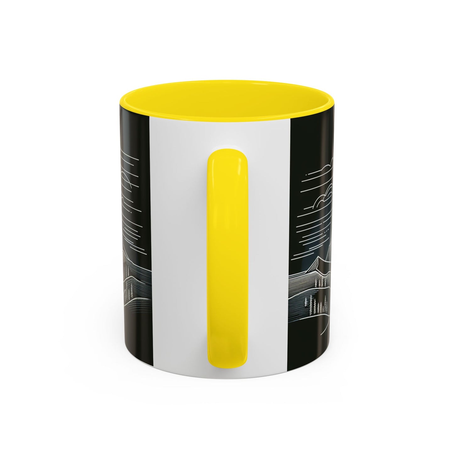 Mountain Landscape Accent Coffee Mug - Nature Inspired 11 & 15oz