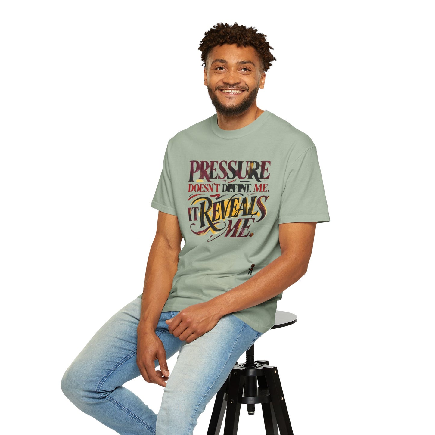 Pressure Reveals Me T-Shirt — Motivational Graphic Tee