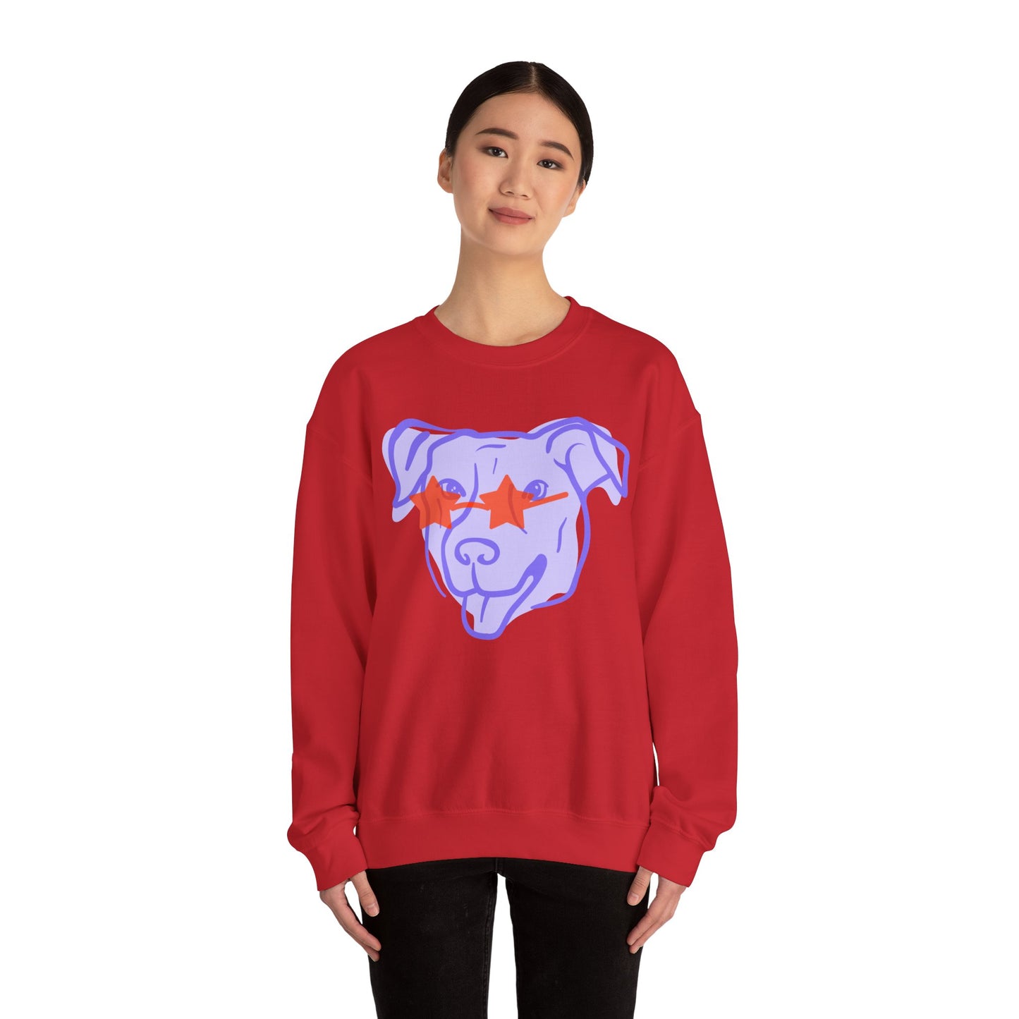 Cool Dog Crewneck Sweatshirt | Unisex Heavy Blend™ | Perfect Gift for Pet Lovers