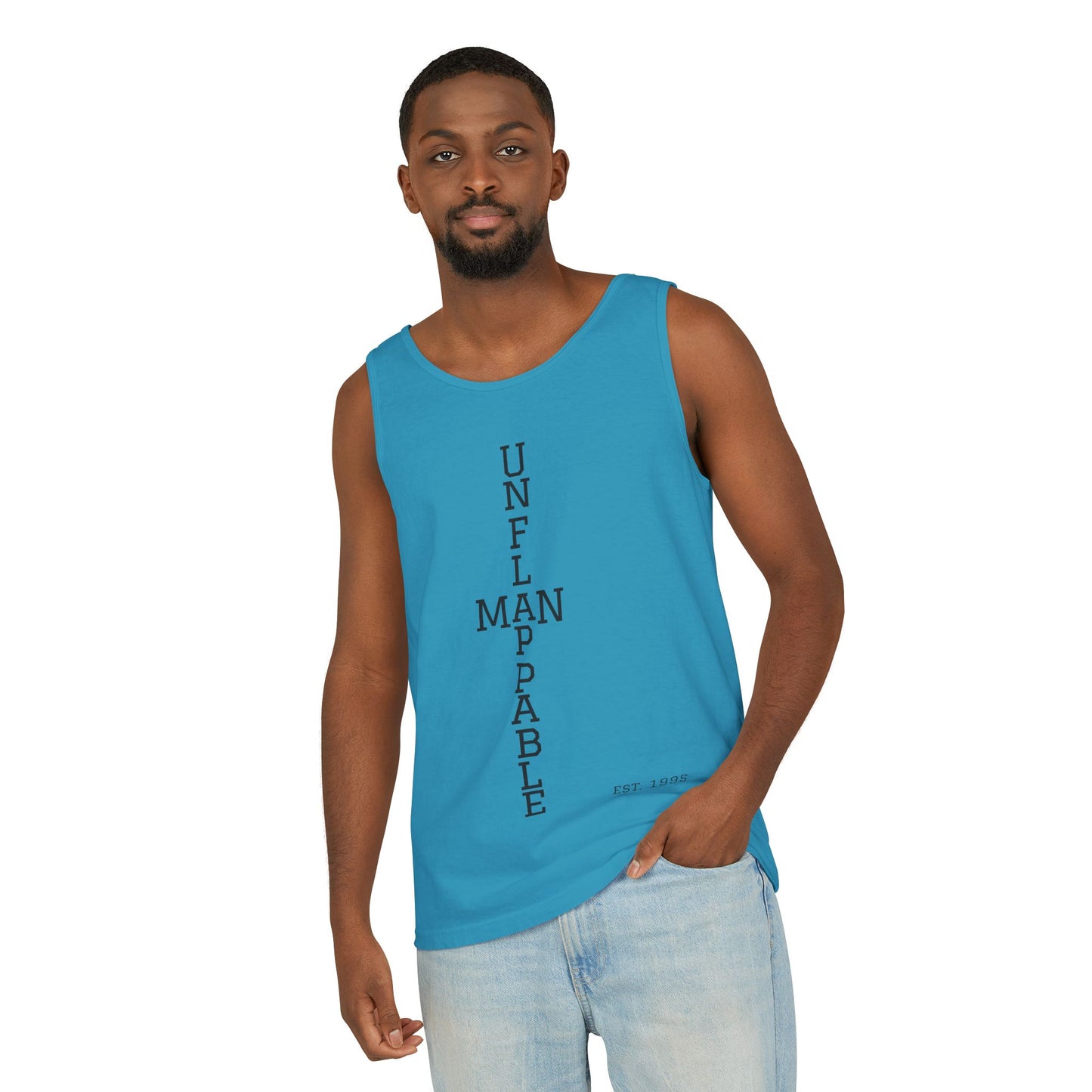 Unisex Inspirational Tank Top - Unflappable, Summer Apparel, Vacation Wear, Casual Gift, Fitness Gear