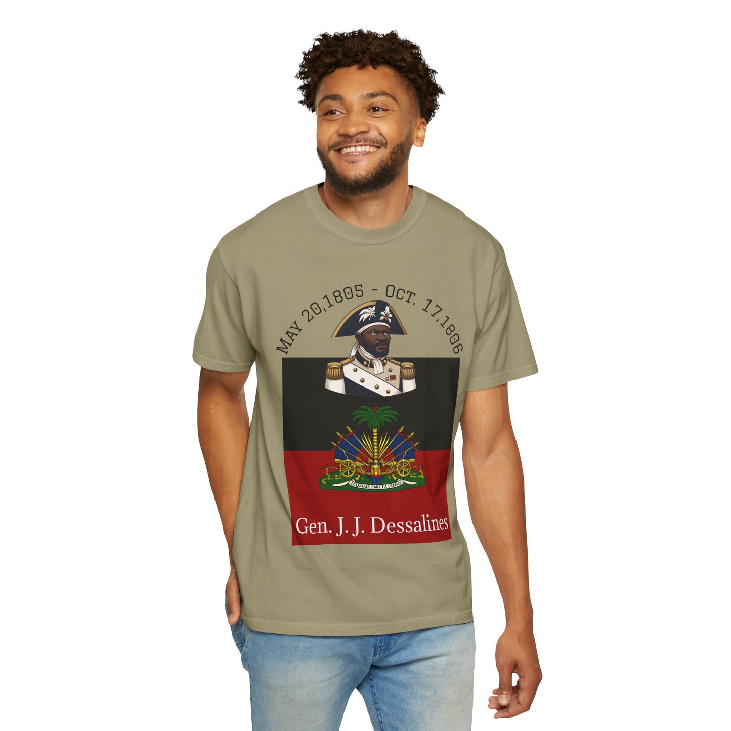 Gen. J.J. Dessalines T-Shirt, Historical Figure Tee, Haitian Revolution Apparel, Unisex Cotton Tee, Gift for History Buffs, Casual [...]
