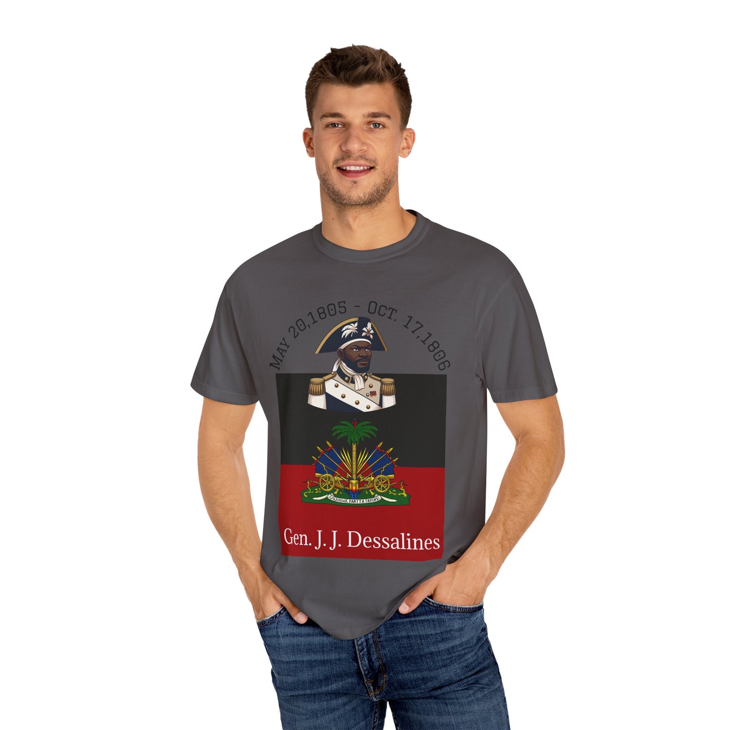 Gen. J.J. Dessalines T-Shirt, Historical Figure Tee, Haitian Revolution Apparel, Unisex Cotton Tee, Gift for History Buffs, Casual [...]