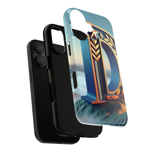 Sleek Personalized Phone Case with Initial Design - Stylish Protection for Everyday Use