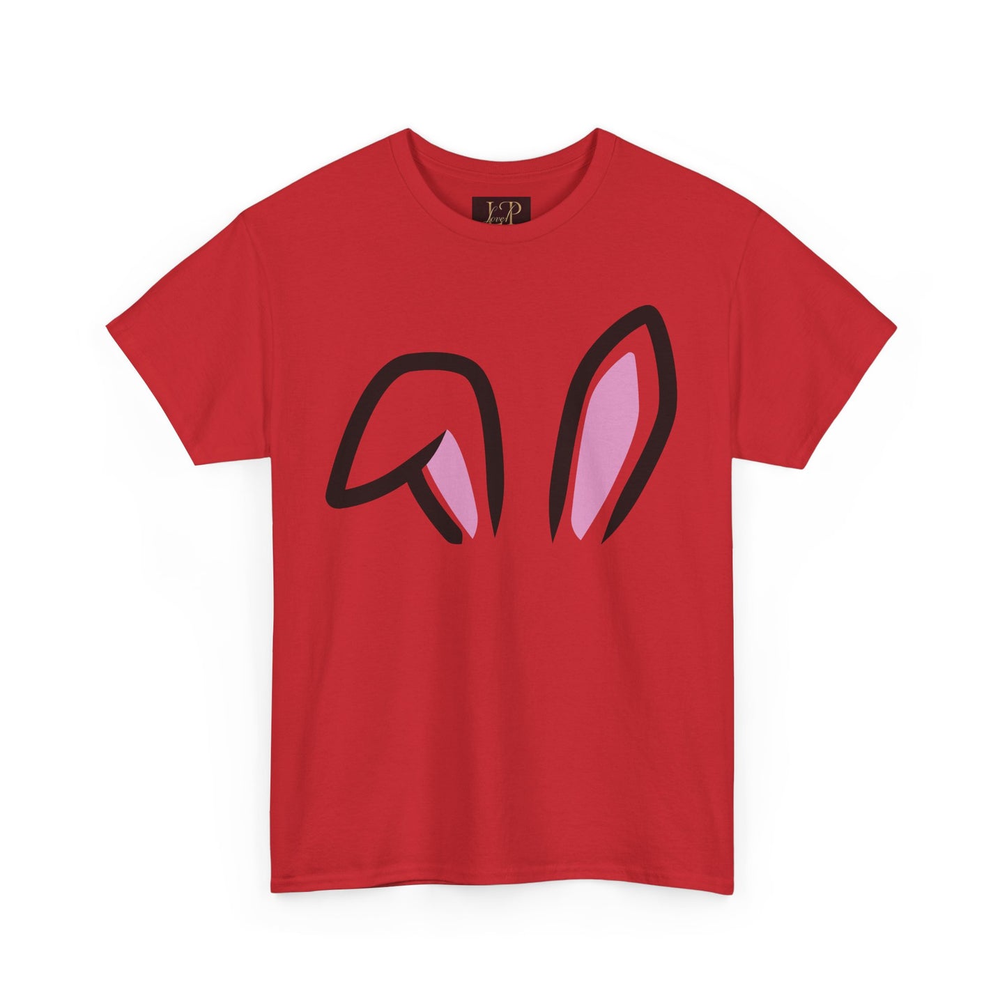 Cute Bunny Ears Unisex Heavy Cotton Tee