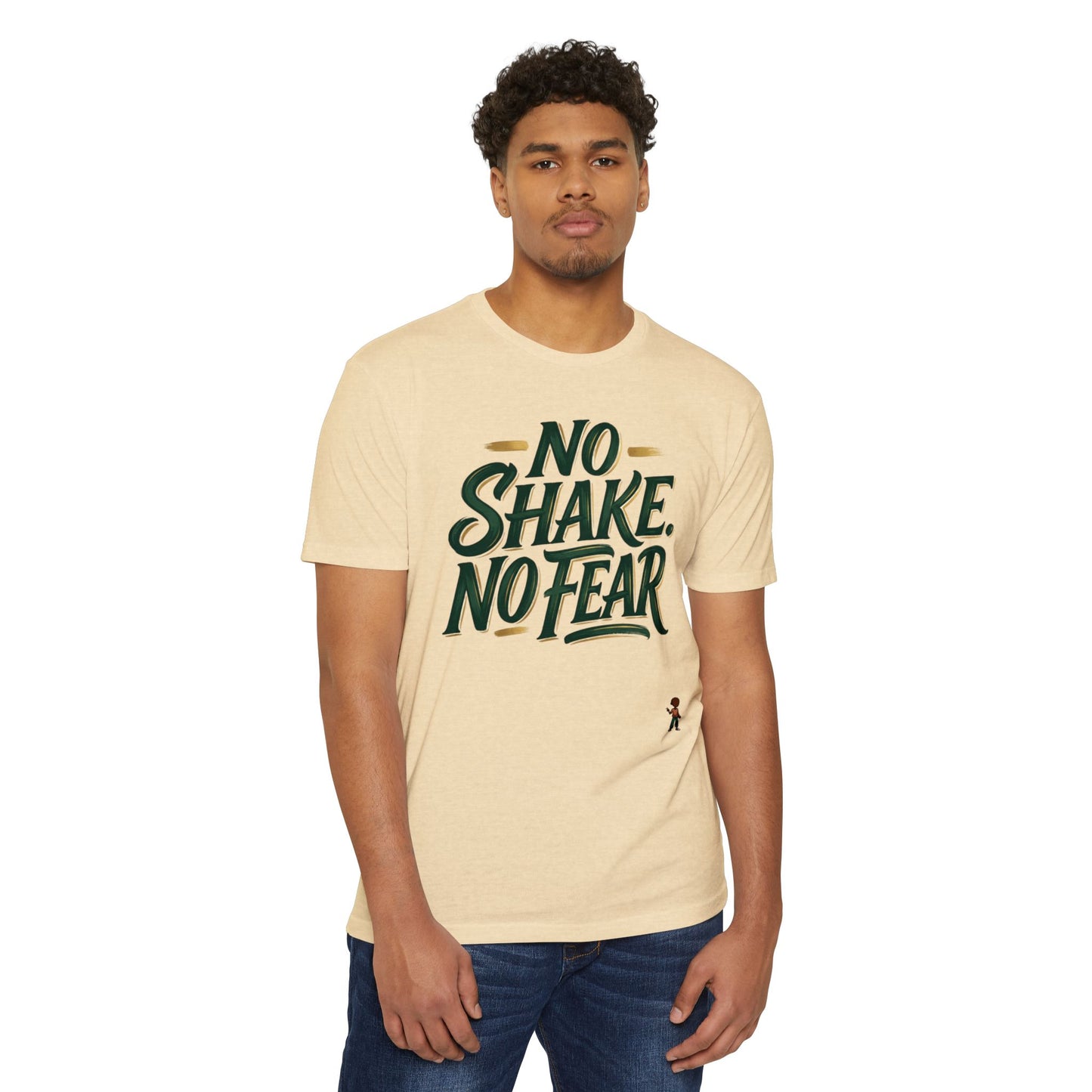 No Shake No Fear T-Shirt — Motivational Casual Tee