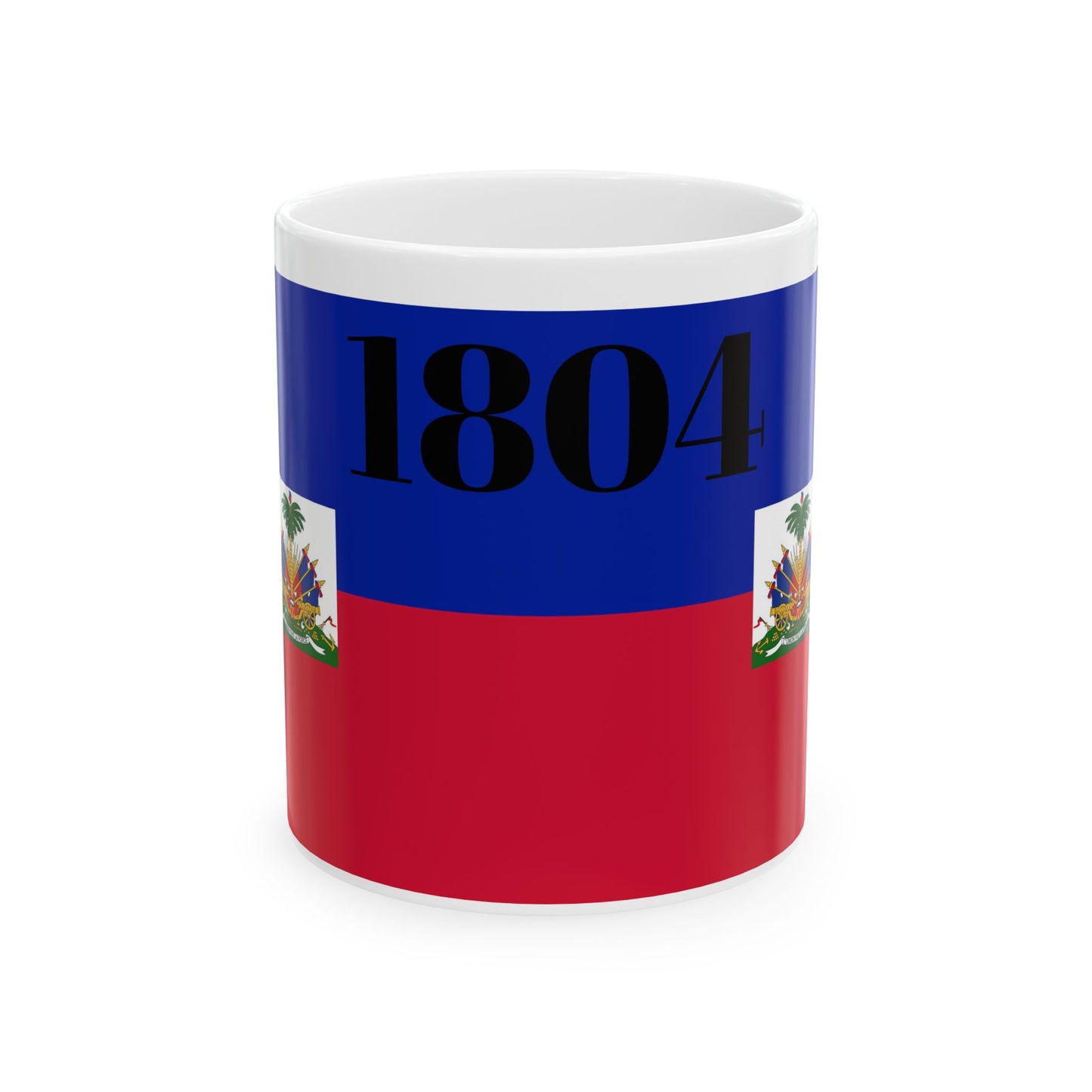 Haitian Flag Ceramic Mug - 11oz & 15oz - Celebrate Haitian Heritage