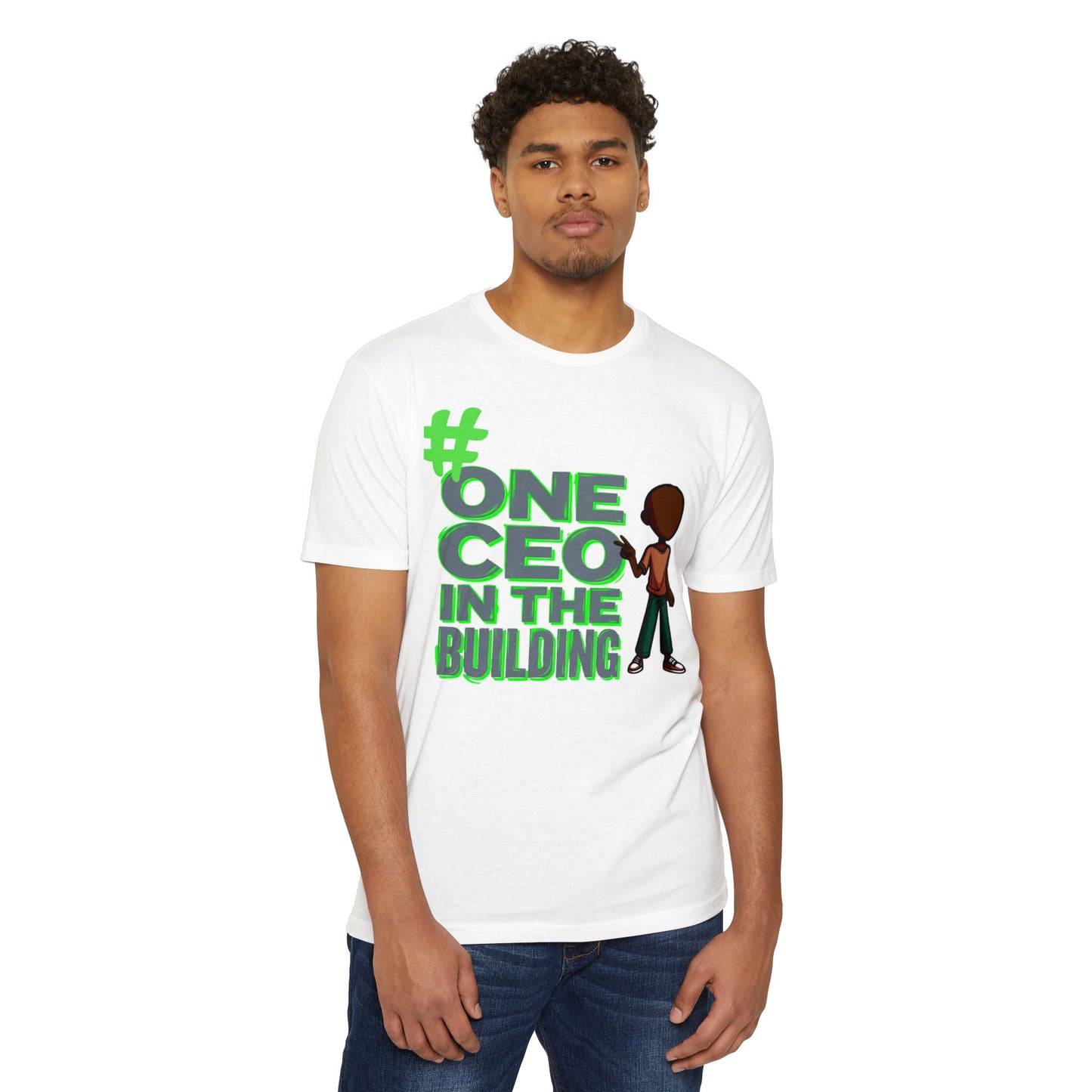 #One CEO In The Building Graphic T-Shirt — Kid/Youth Entrepreneur Tee