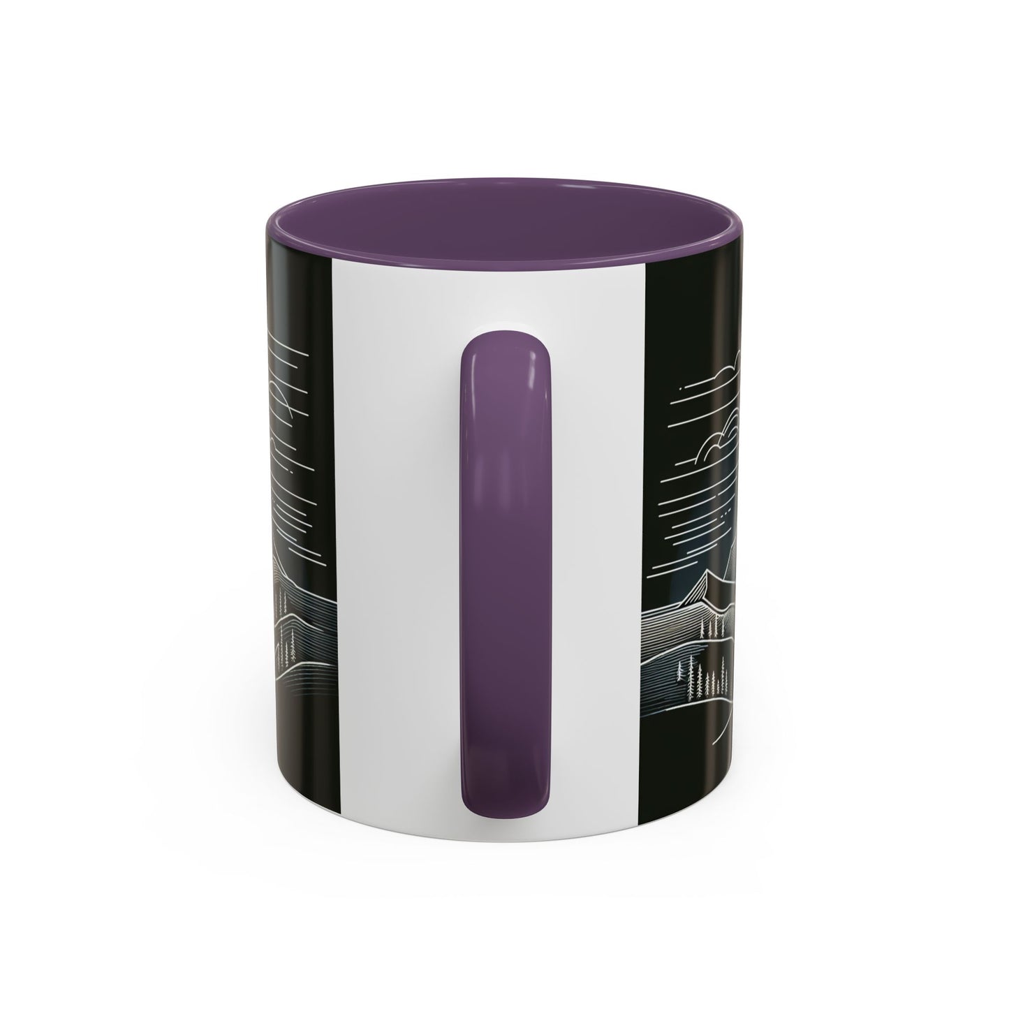 Mountain Landscape Accent Coffee Mug - Nature Inspired 11 & 15oz