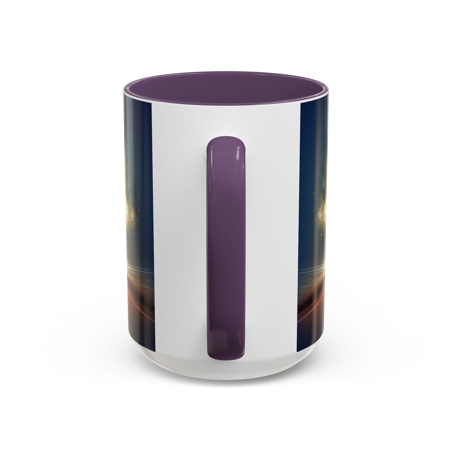 Stunning Accent Coffee Mug with Abstract Letter Design