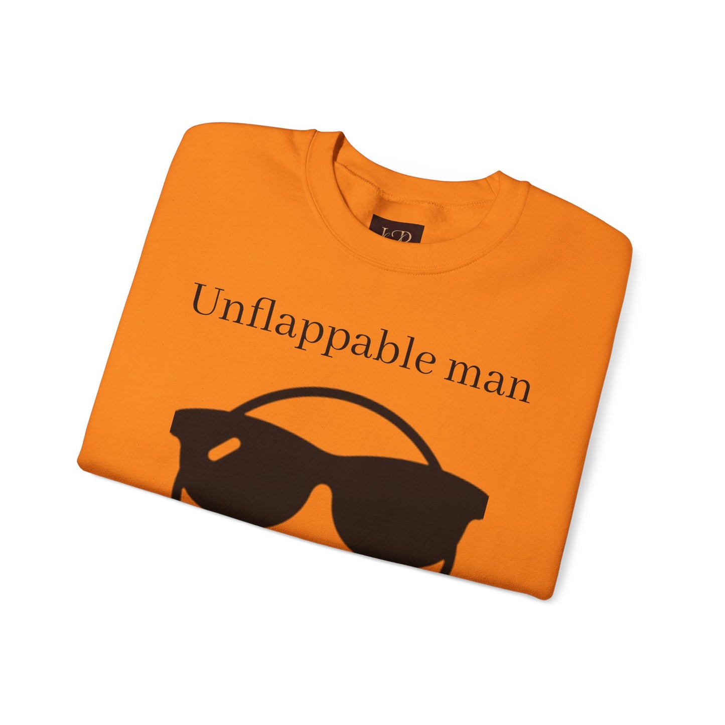 Unflappable Man Crewneck Sweatshirt - Cool & Comfortable Apparel