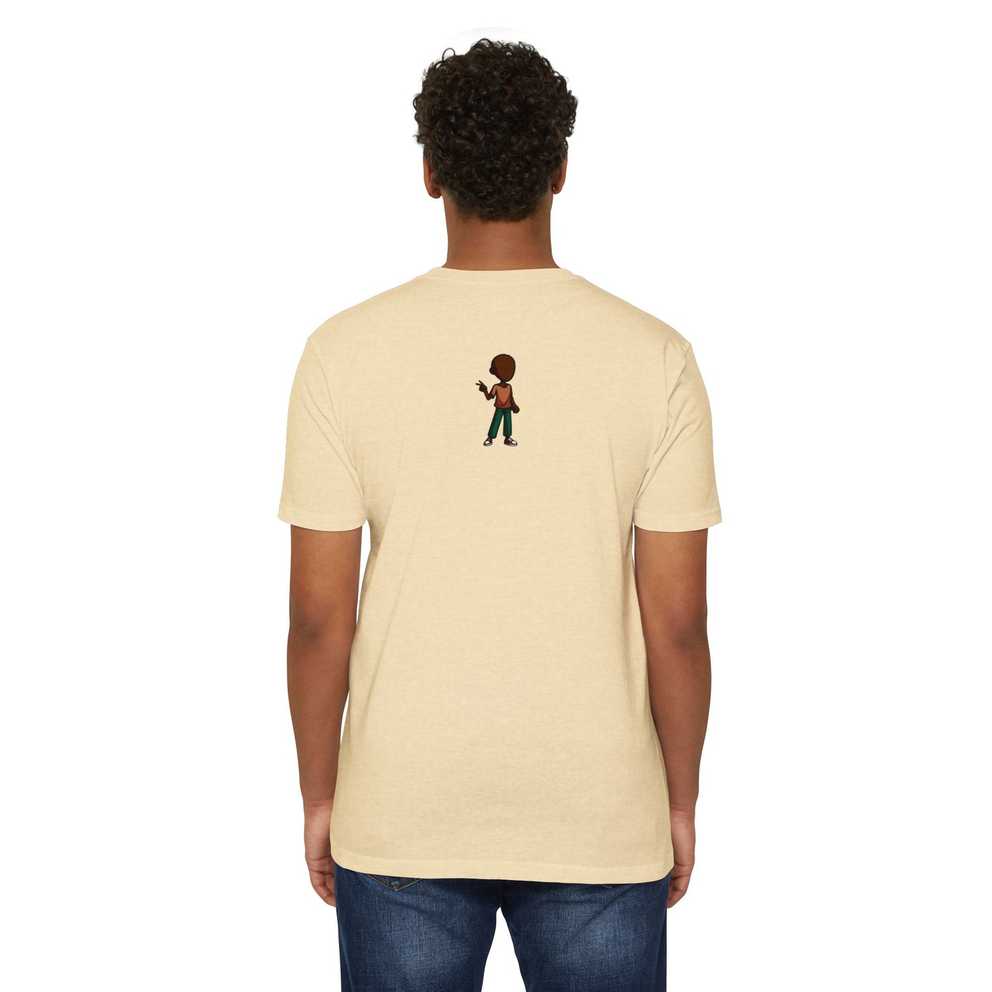 The Unflappable Man T-Shirt — Vintage-Inspired Graphic Tee for Confident Guys