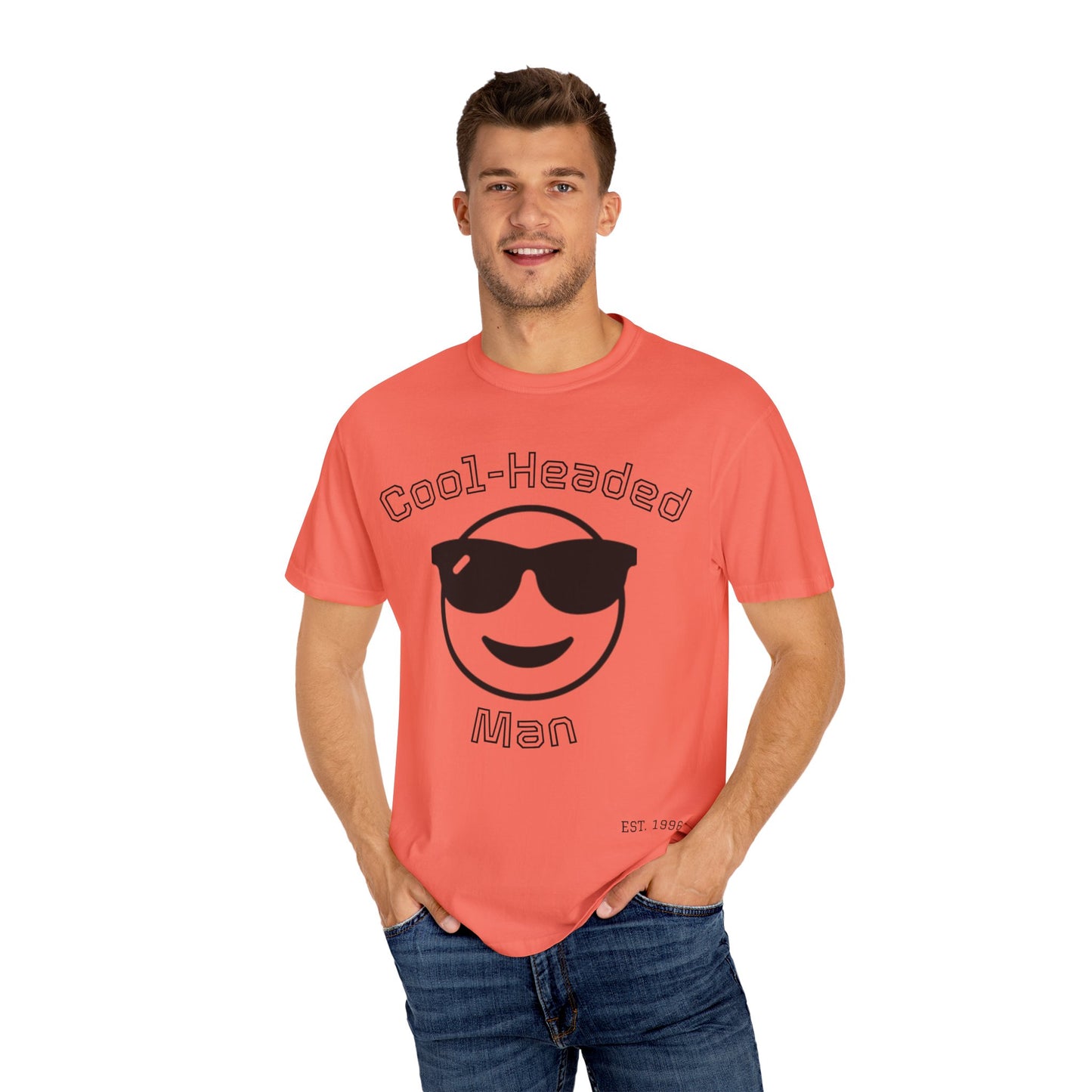 Cool-Headed Unisex T-Shirt, Funny Graphic Tee for Men, Cool Guy Gift, Summer Outfit, Casual Wear, Birthday Presents