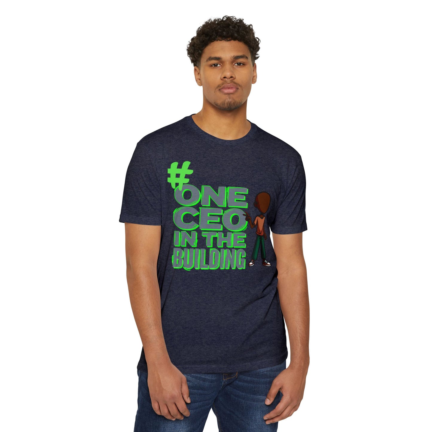 #One CEO In The Building Graphic T-Shirt — Kid/Youth Entrepreneur Tee