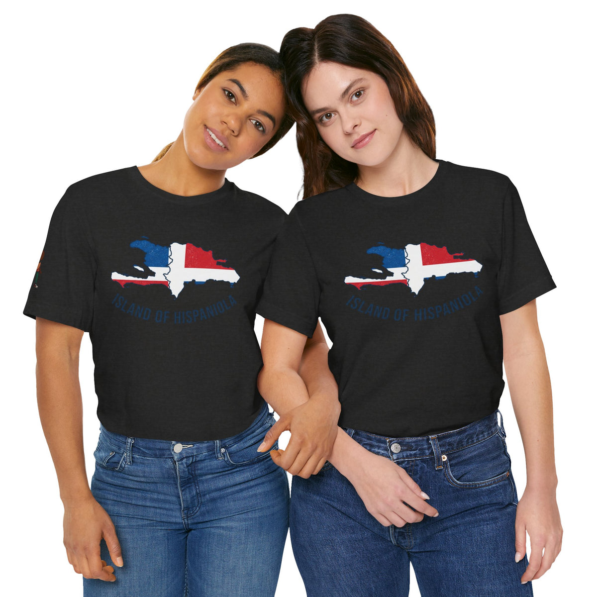 Island of Hispaniola Map T-Shirt