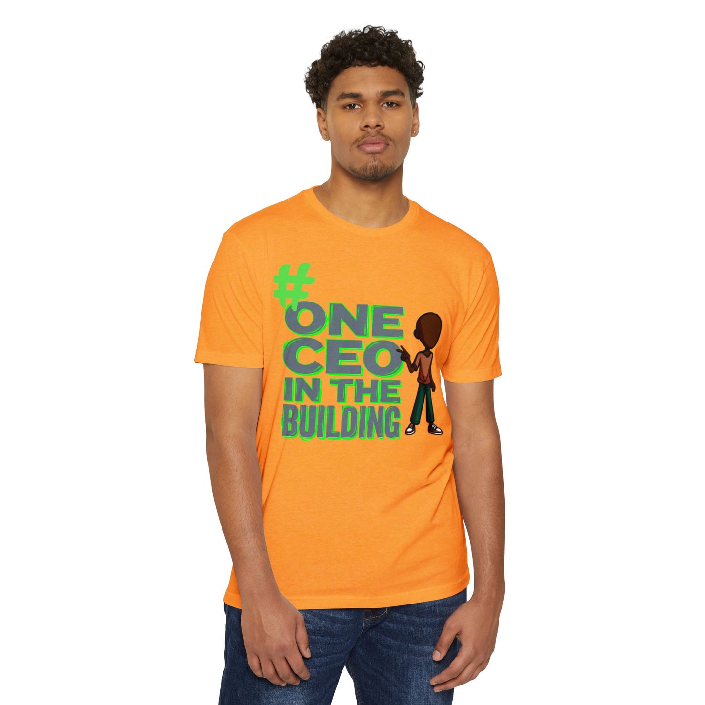 #One CEO In The Building Graphic T-Shirt — Kid/Youth Entrepreneur Tee
