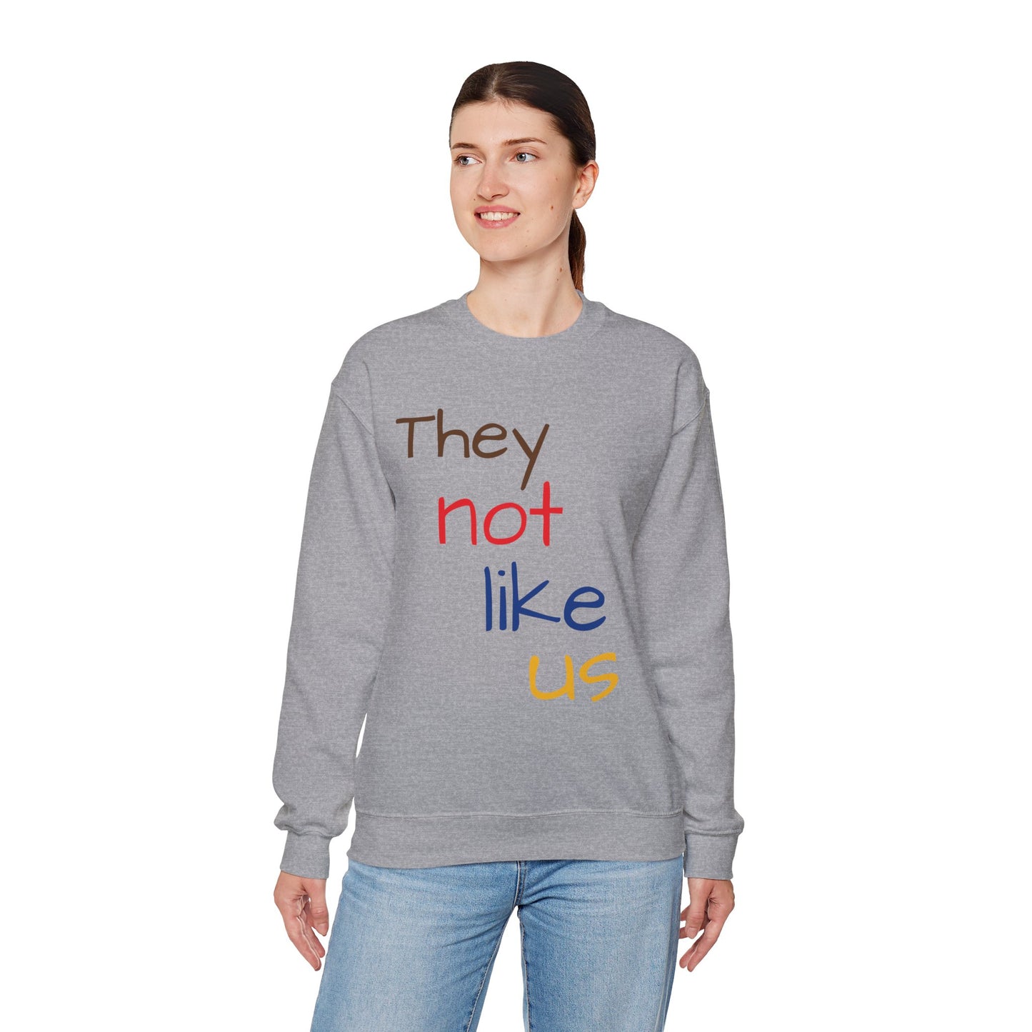 Unisex Crewneck Sweatshirt - ‘They Not Like Us’ Statement Apparel