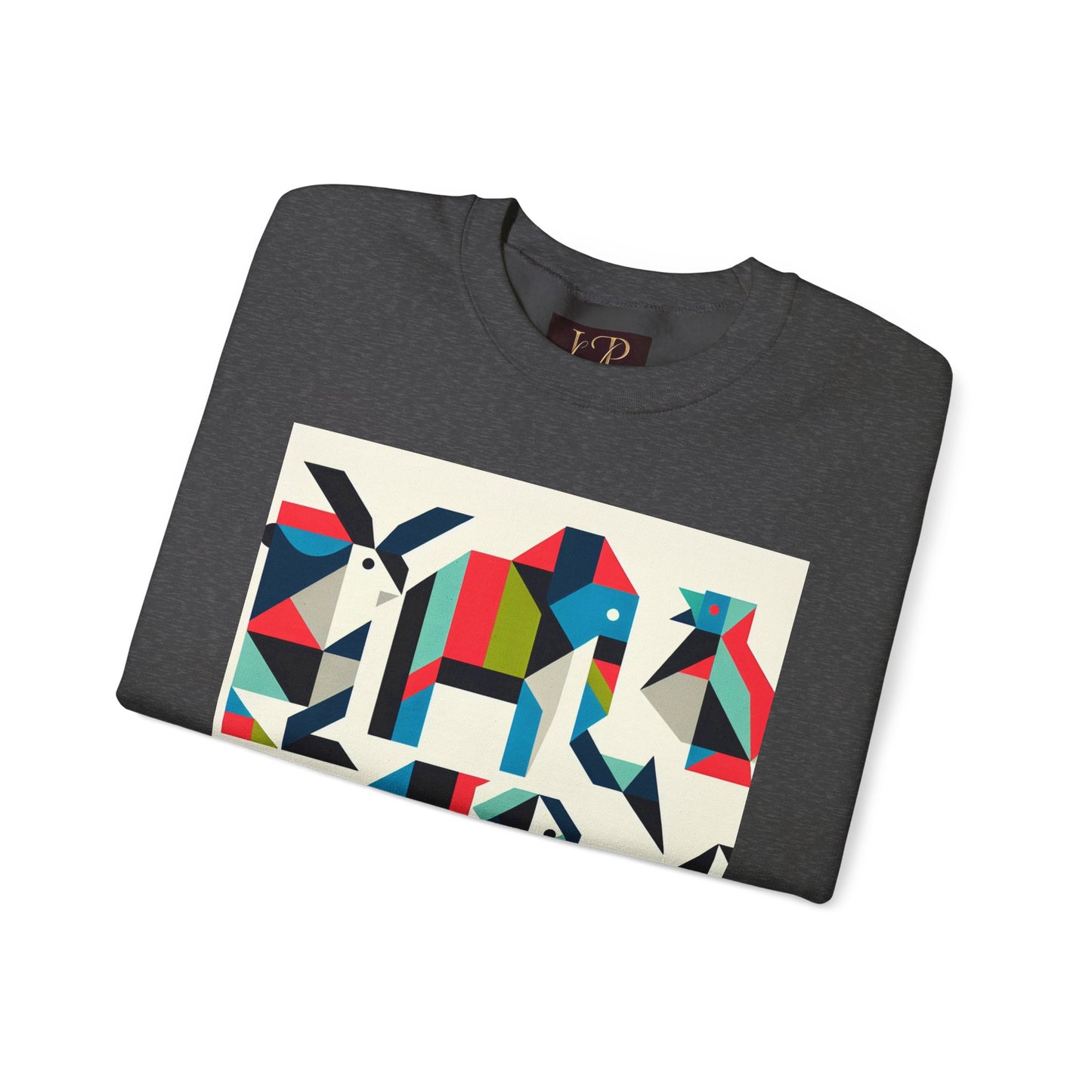 Colorful Geometric Art Unisex Sweatshirt - Cozy and Stylish