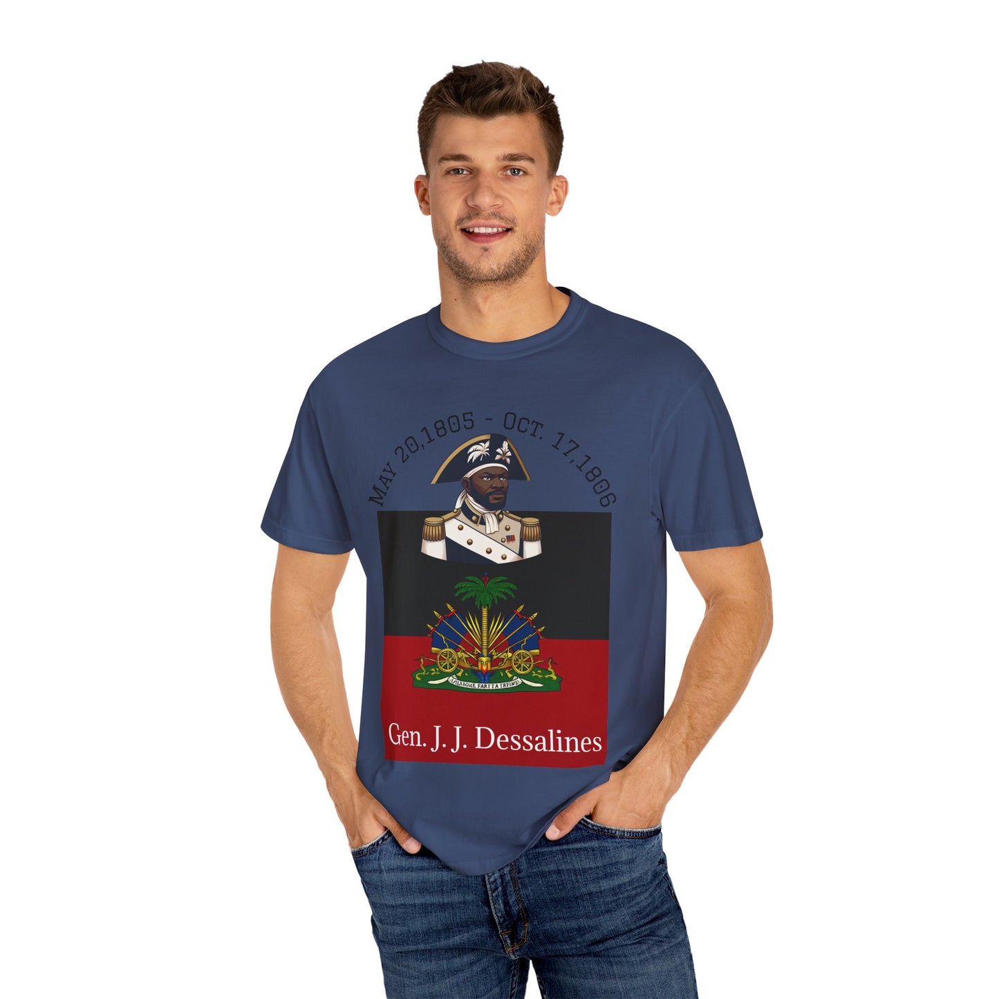 Gen. J.J. Dessalines T-Shirt, Historical Figure Tee, Haitian Revolution Apparel, Unisex Cotton Tee, Gift for History Buffs, Casual [...]
