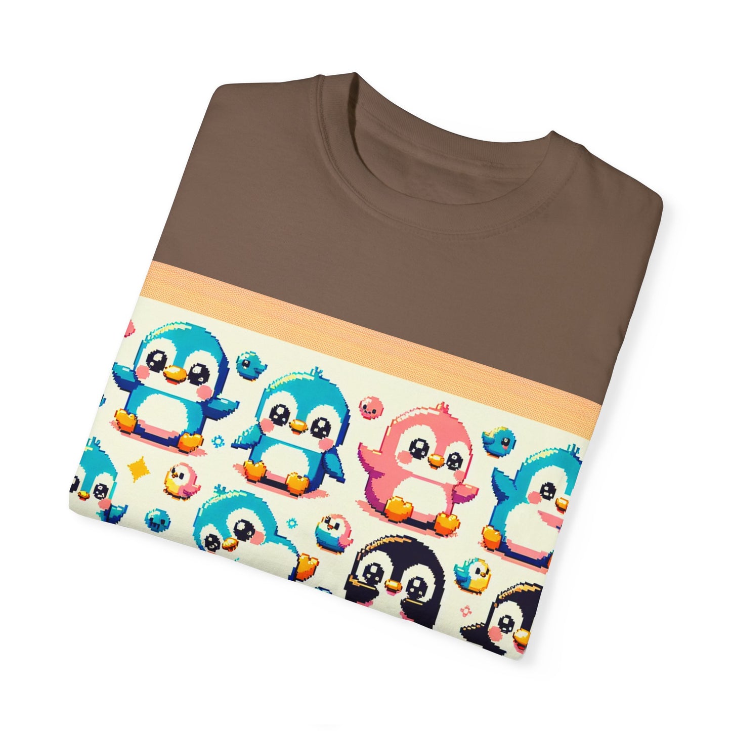 Cute Penguin Graphic Unisex T-shirt - Fun & Colorful Summer Tee