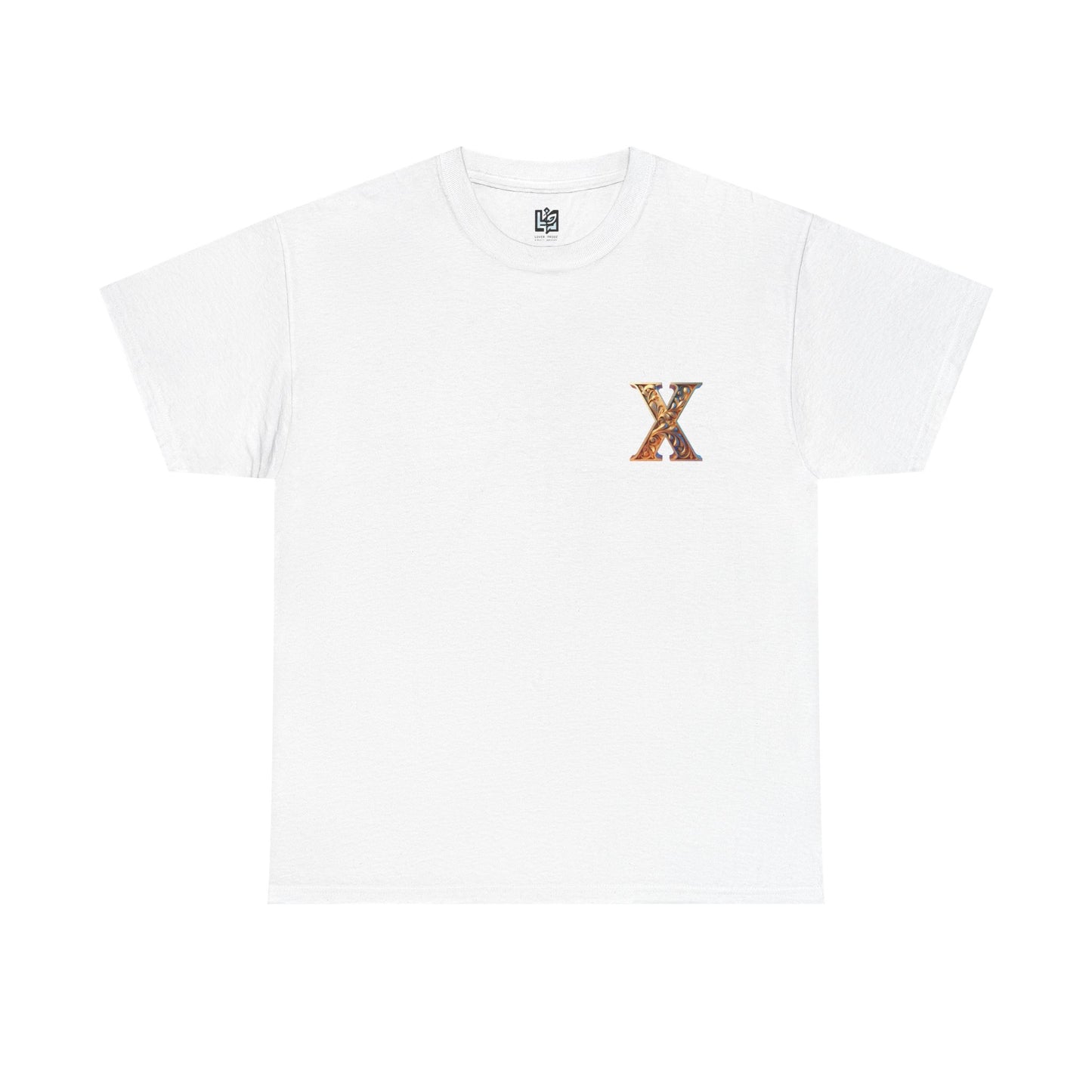 Unisex Heavy Cotton Tee - Stylish 'X' Graphic Shirt for Everyday Wear