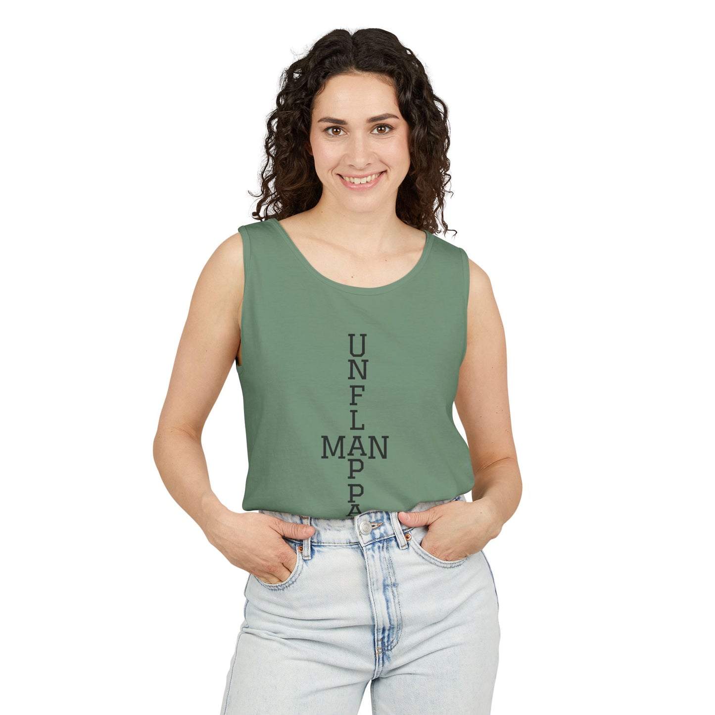 Unisex Inspirational Tank Top - Unflappable, Summer Apparel, Vacation Wear, Casual Gift, Fitness Gear