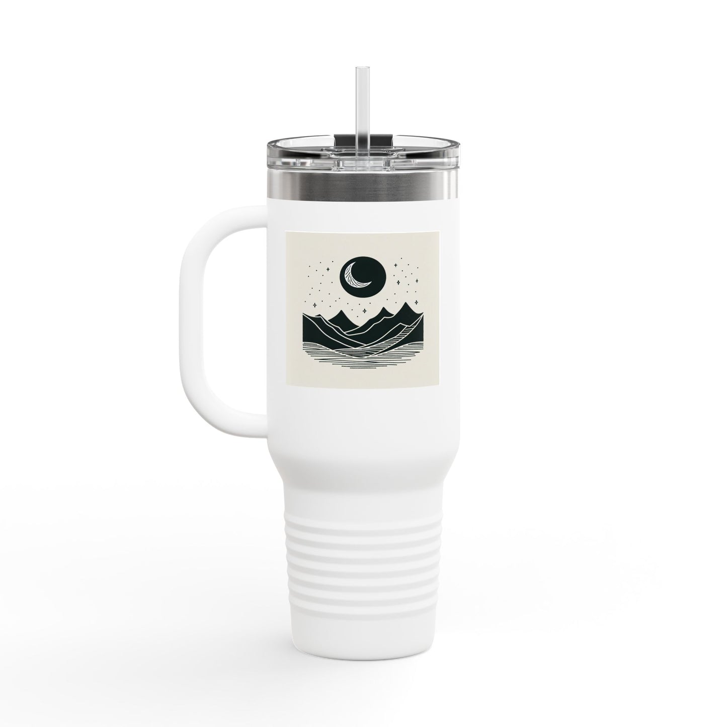 Adventure-Inspired Insulated Travel Mug - 40oz for Outdoor Enthusiasts