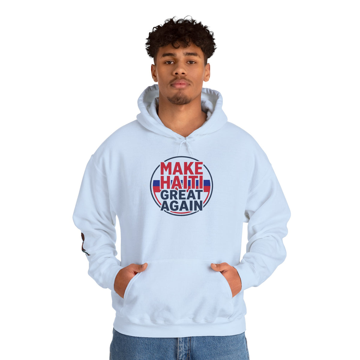 Hoodie - "Make Haiti Great Again" Political Solidarity Pullover