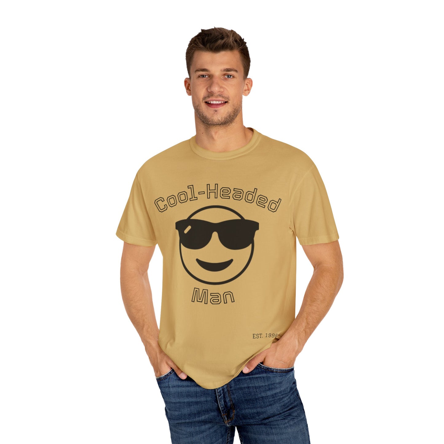 Cool-Headed Unisex T-Shirt, Funny Graphic Tee for Men, Cool Guy Gift, Summer Outfit, Casual Wear, Birthday Presents
