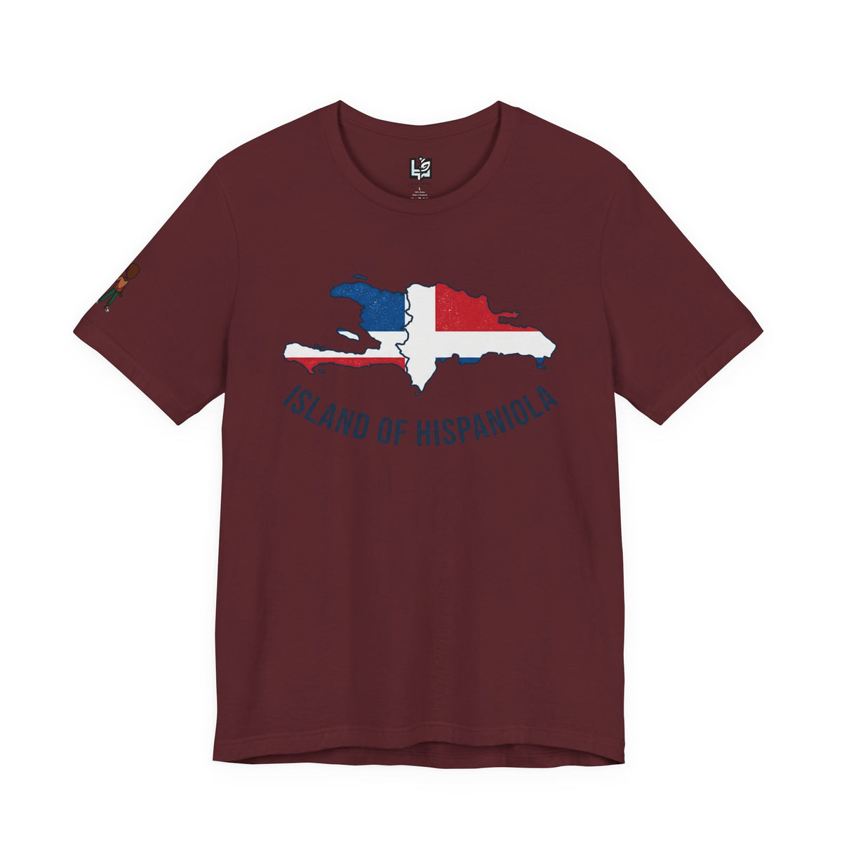 Island of Hispaniola Map T-Shirt