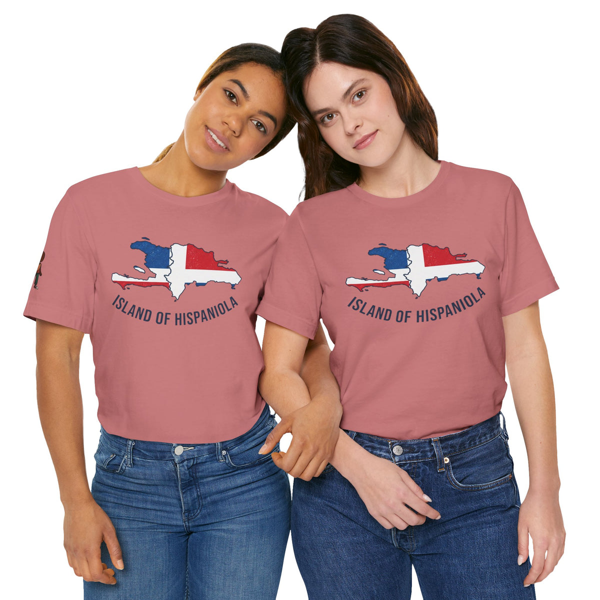 Island of Hispaniola Map T-Shirt