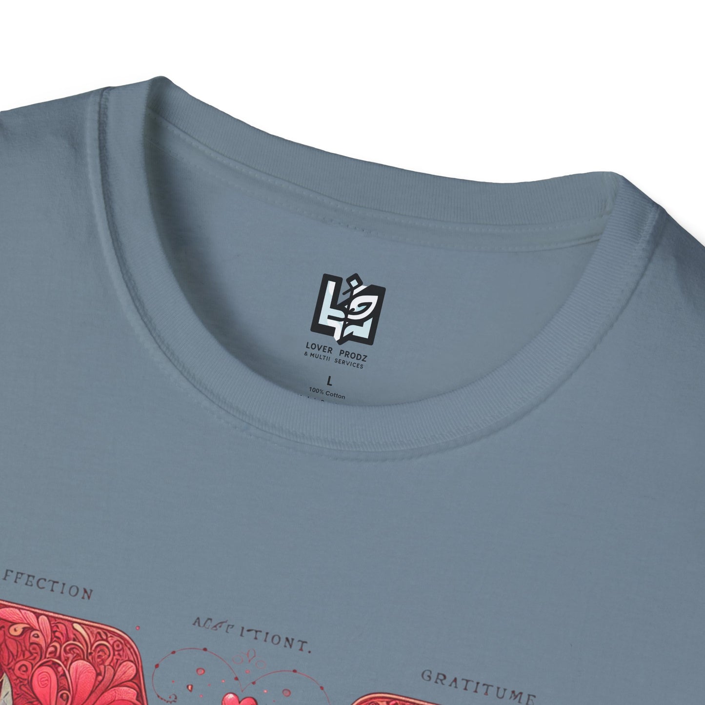 Floral Letter 'M' Unisex Softstyle T-Shirt - Perfect for Celebrations and Self-Expression