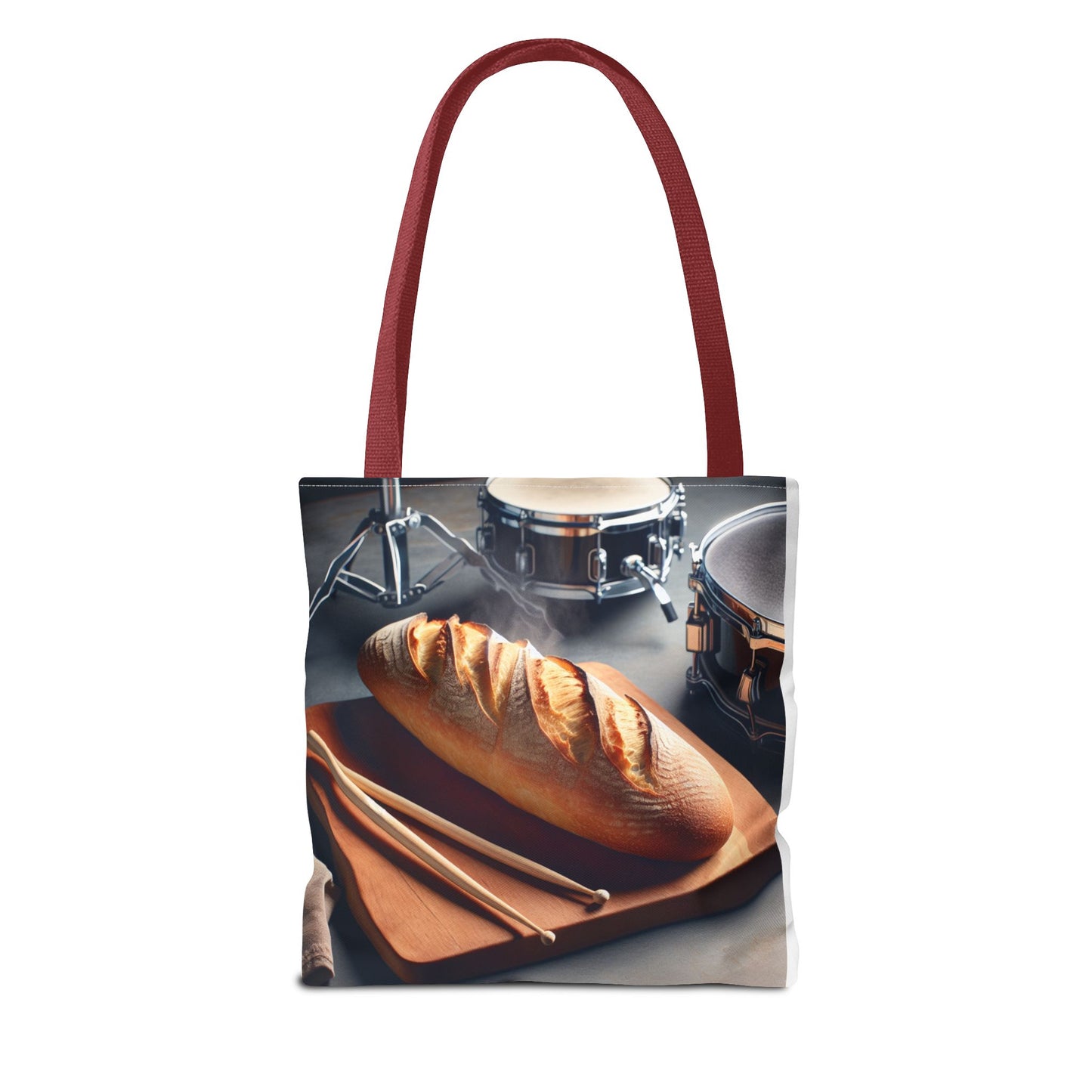 Bread & Drums Tote Bag – Perfect for Food Lovers & Musicians