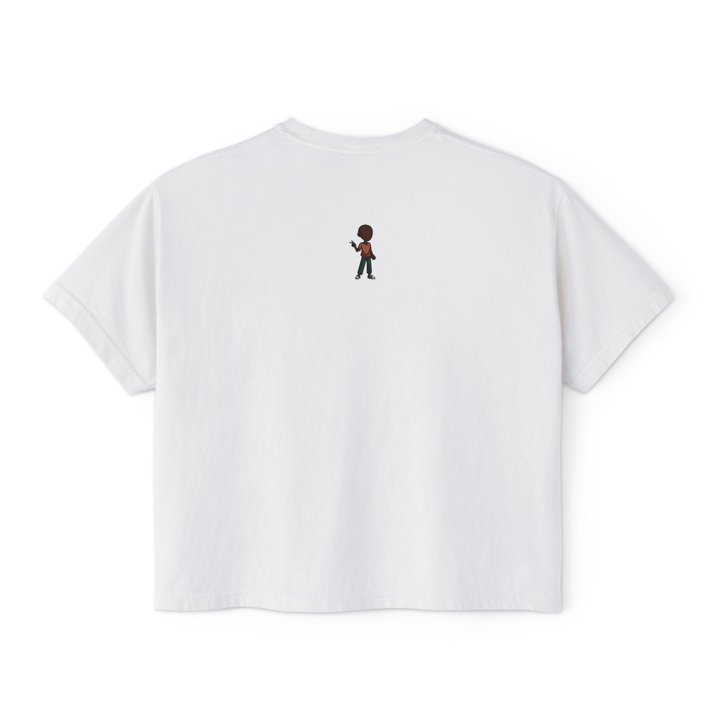 Only Good Vibes Boxy Tee — Women's Positive Graphic Crop T-Shirt