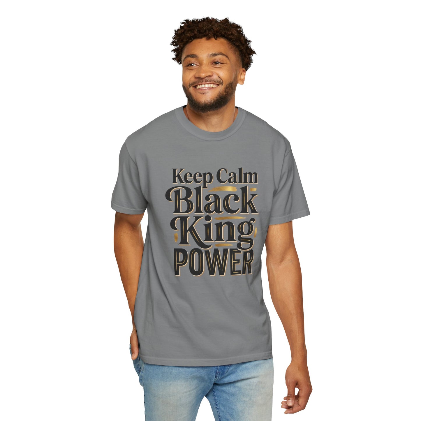 Keep Calm Black King Power T‑Shirt