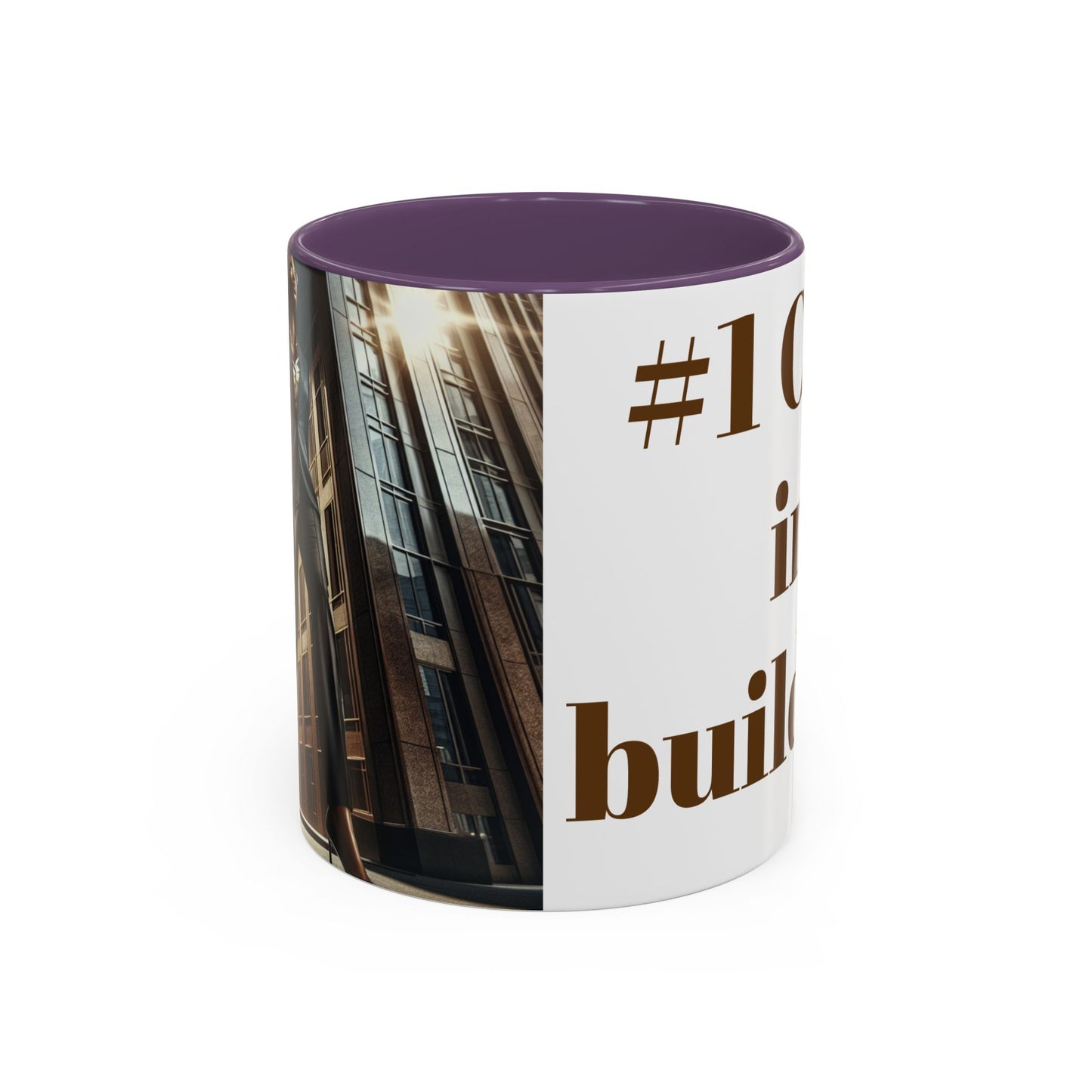 #1 CEO in Building Accent Coffee Mug - 11 & 15oz - Perfect Gift for Business Leaders