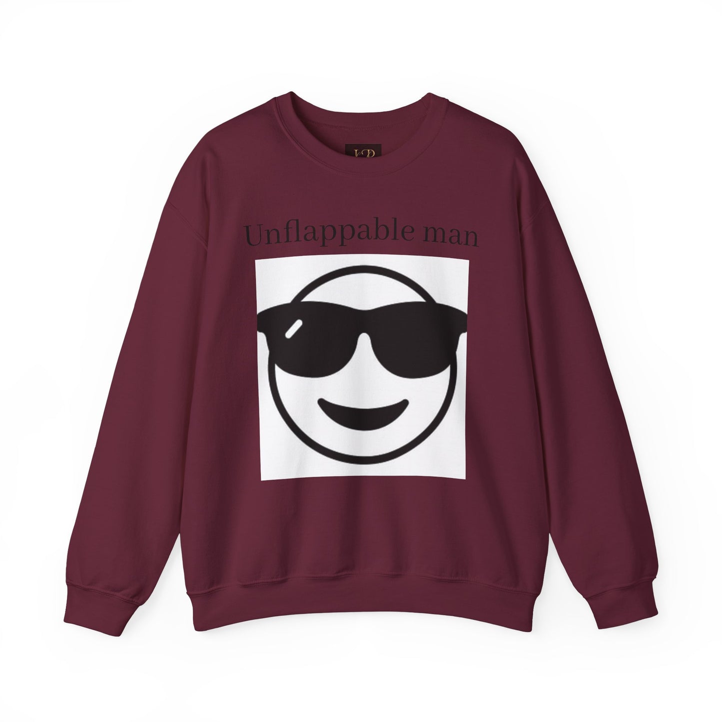 Unflappable Man Crewneck Sweatshirt - Cool & Comfortable Apparel