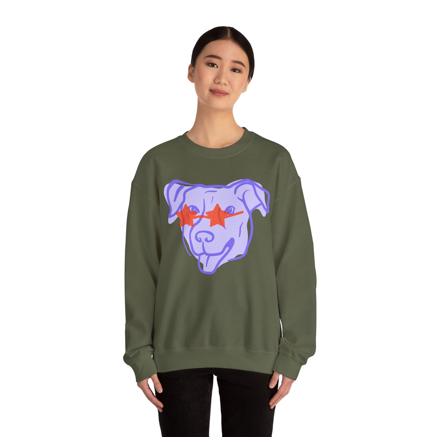 Cool Dog Crewneck Sweatshirt | Unisex Heavy Blend™ | Perfect Gift for Pet Lovers
