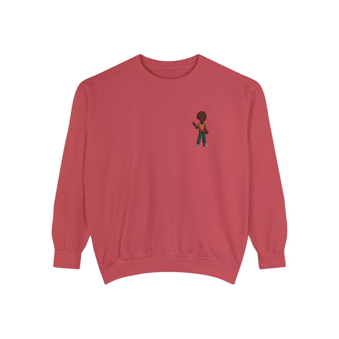 Retro Pixel Boy Graphic Sweatshirt