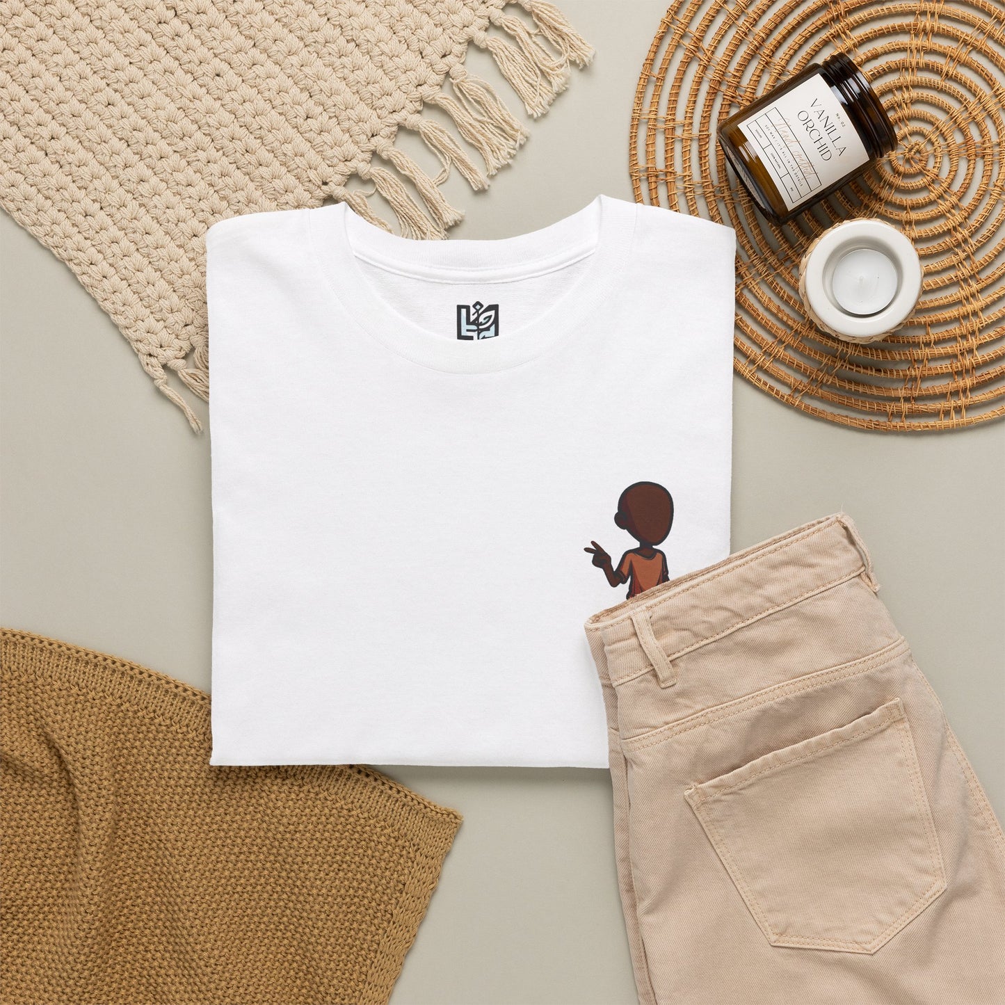 Mini Guitarist Tee — Cute Retro Kid Playing Guitar Graphic T-Shirt