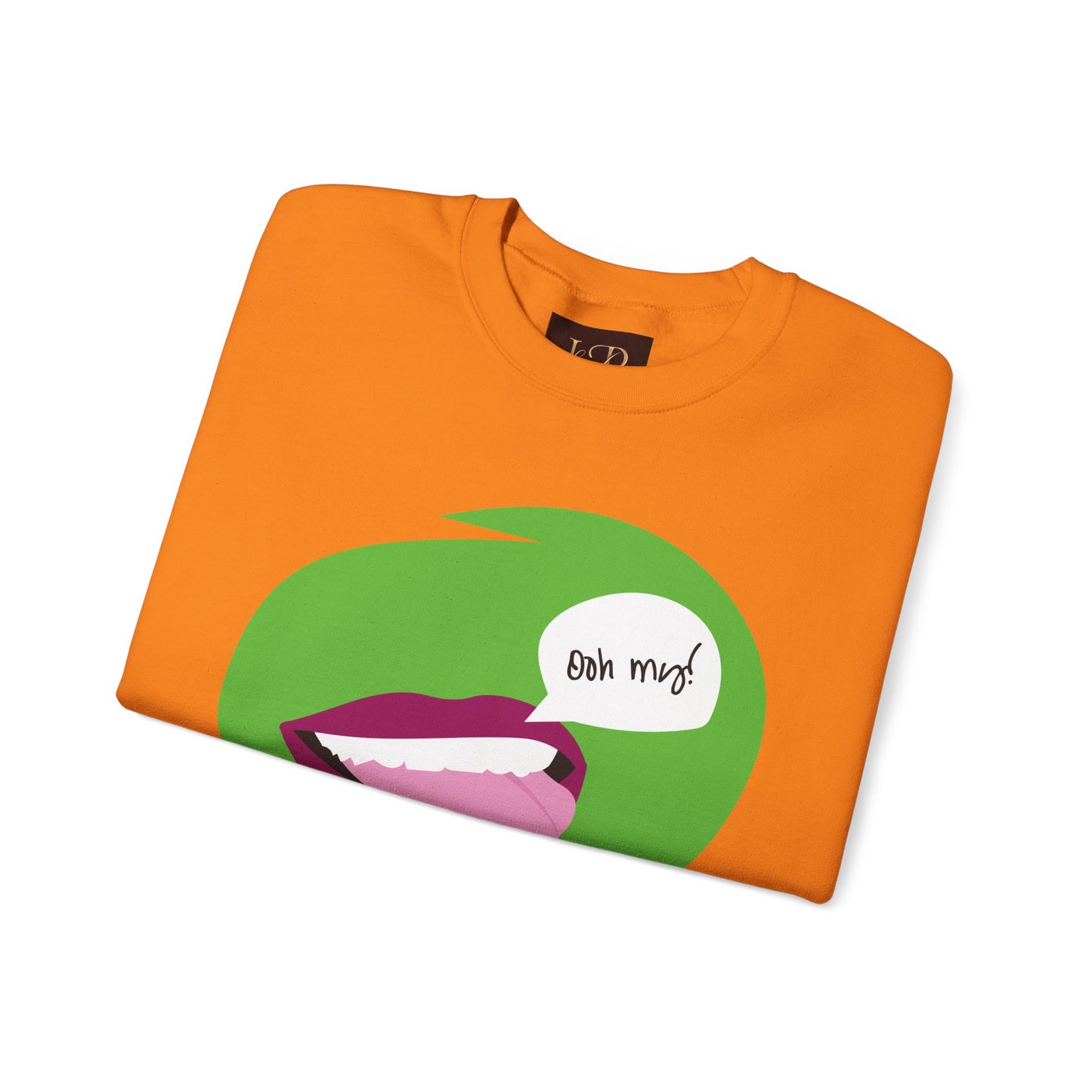 Playful 'Oh My!' Graphic Unisex Crewneck Sweatshirt