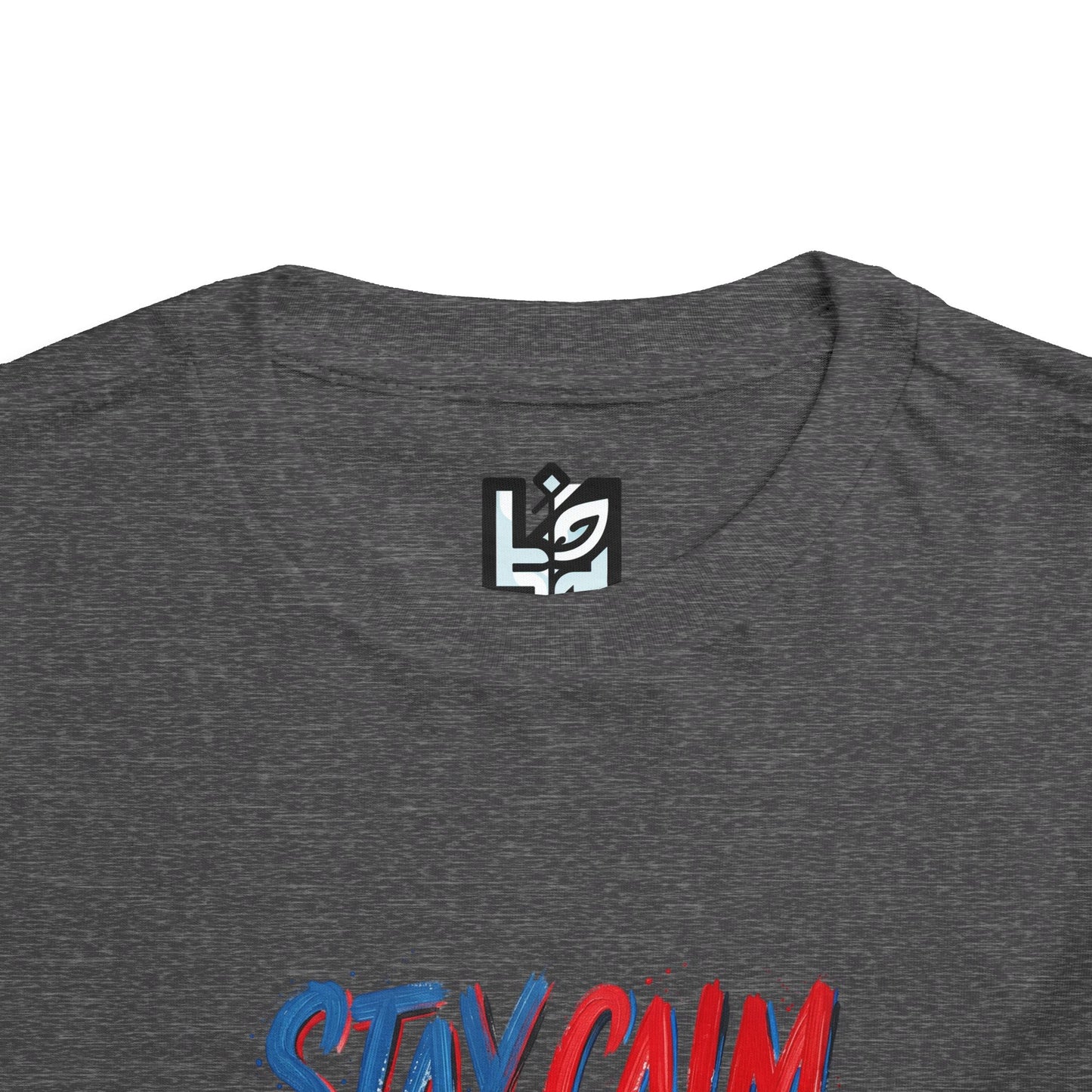 Toddler Tee — "Stay Calm, Stay Powerful" Graphic