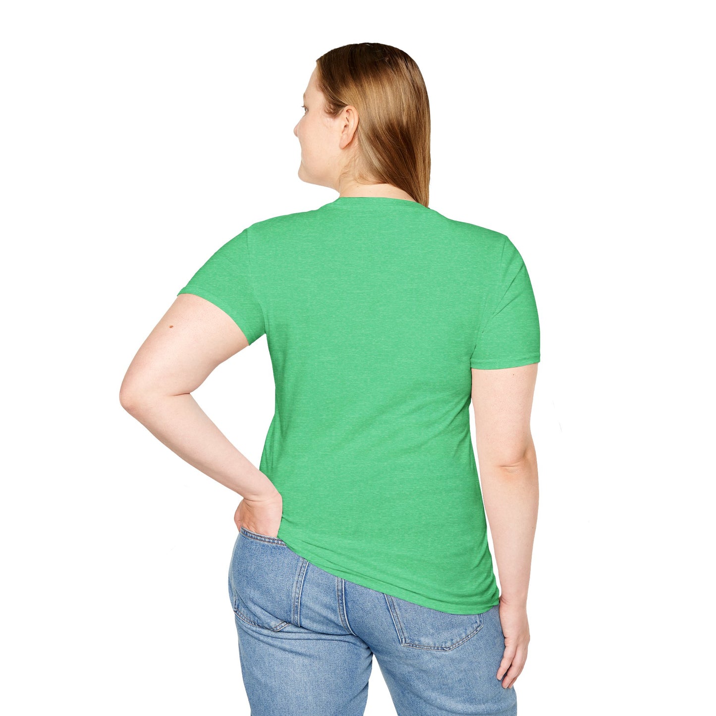 Floral Letter 'M' Unisex Softstyle T-Shirt - Perfect for Celebrations and Self-Expression