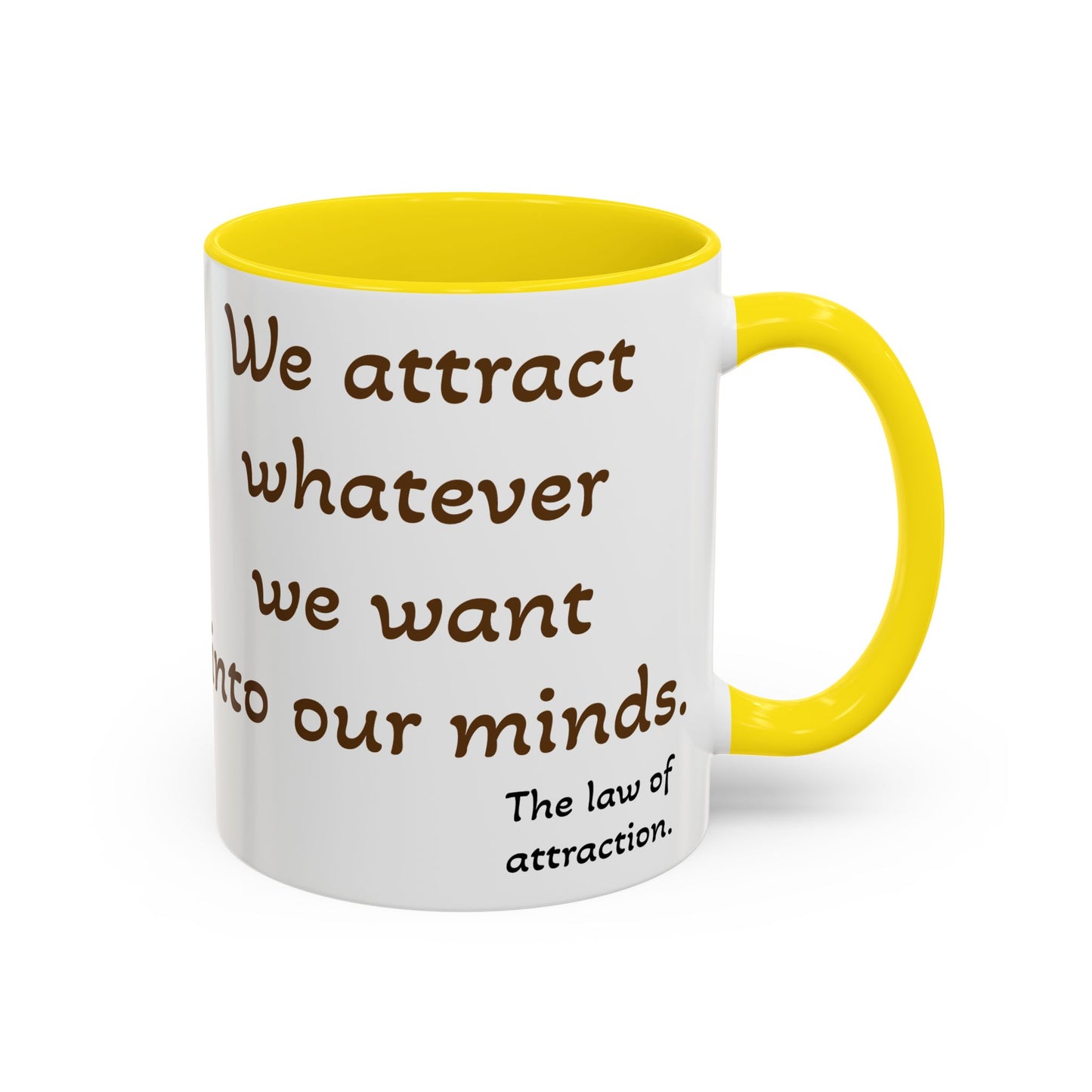 Mindful Attraction Coffee Mug - Inspirational Design for Law of Attraction Lovers
