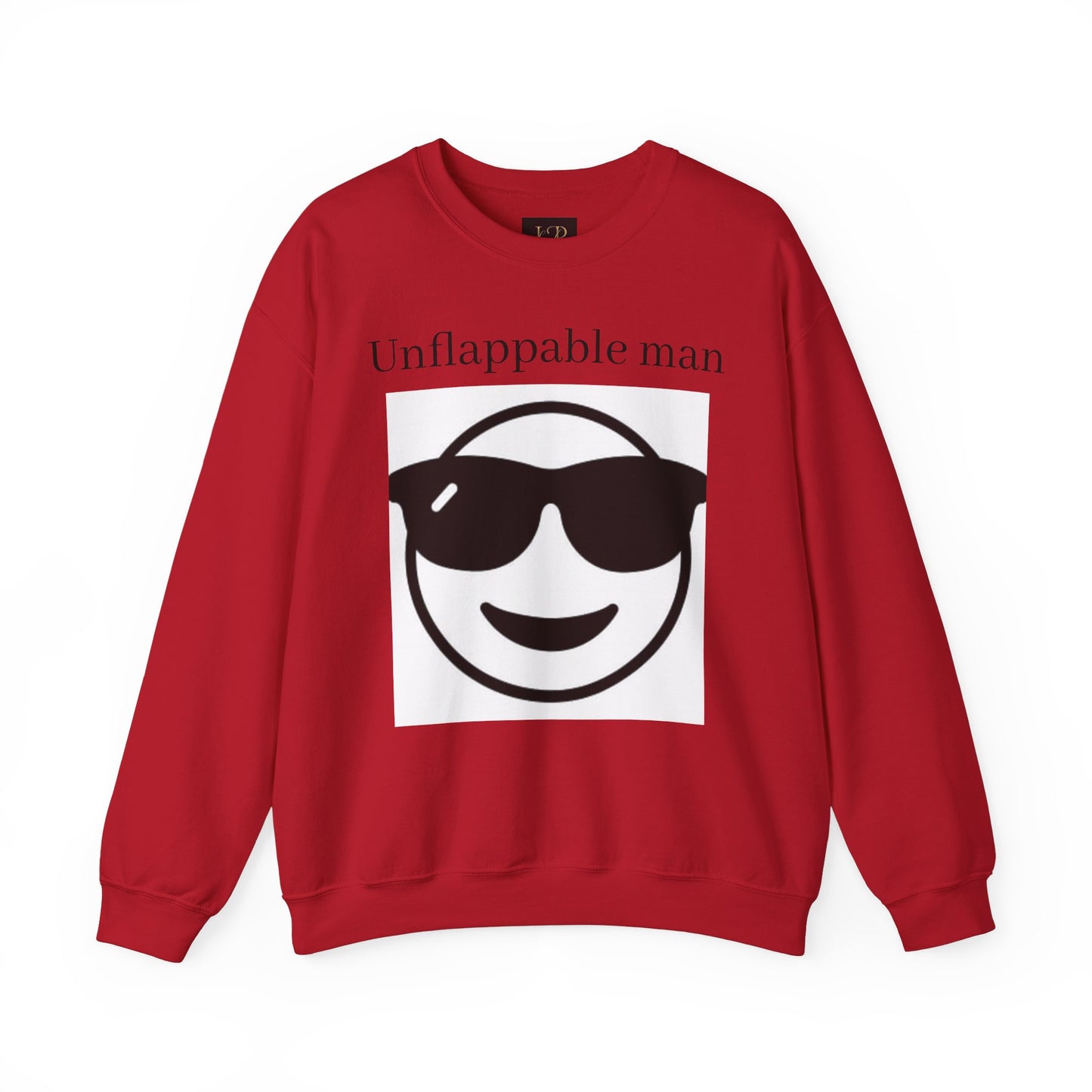 Unflappable Man Crewneck Sweatshirt - Cool & Comfortable Apparel