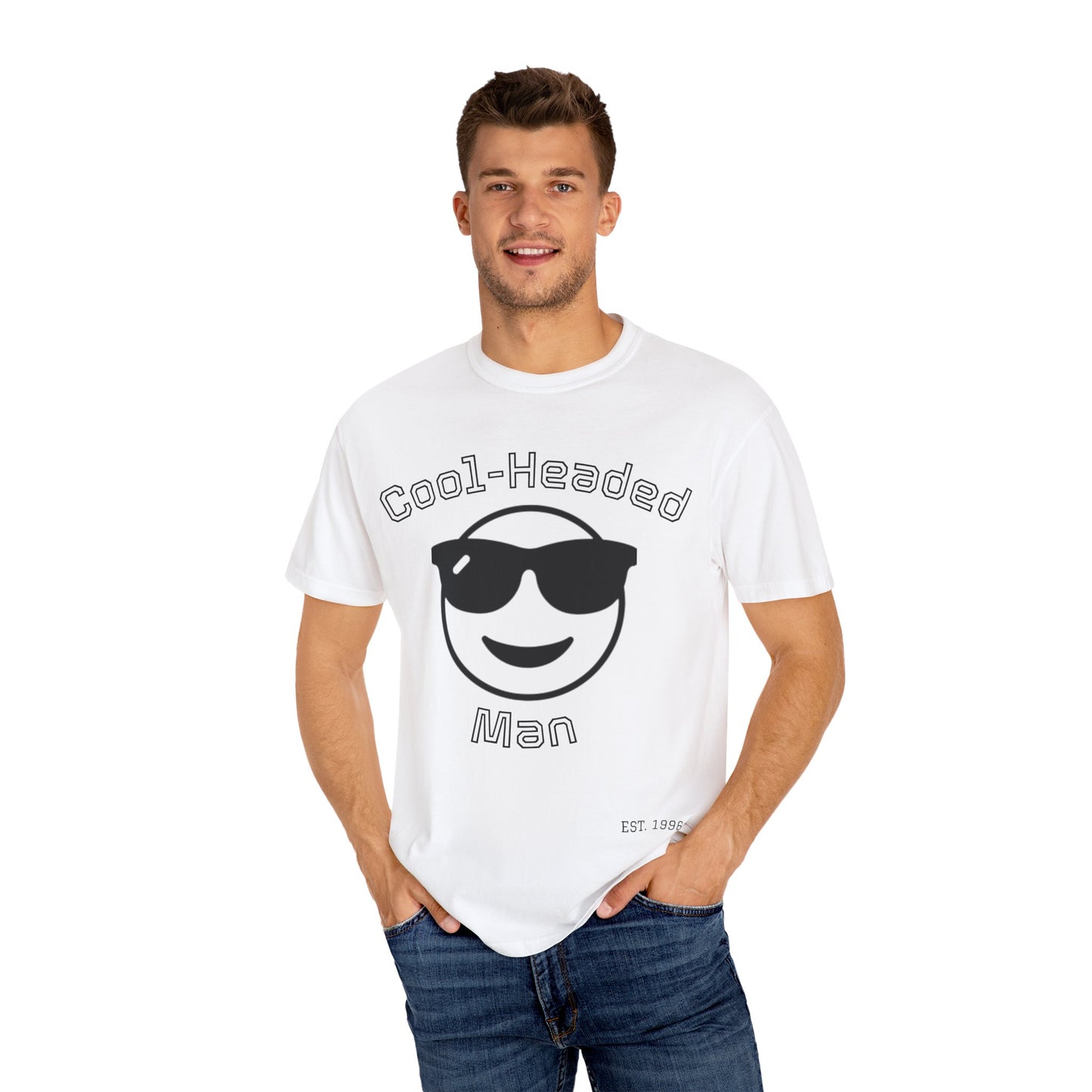 Cool-Headed Unisex T-Shirt, Funny Graphic Tee for Men, Cool Guy Gift, Summer Outfit, Casual Wear, Birthday Presents