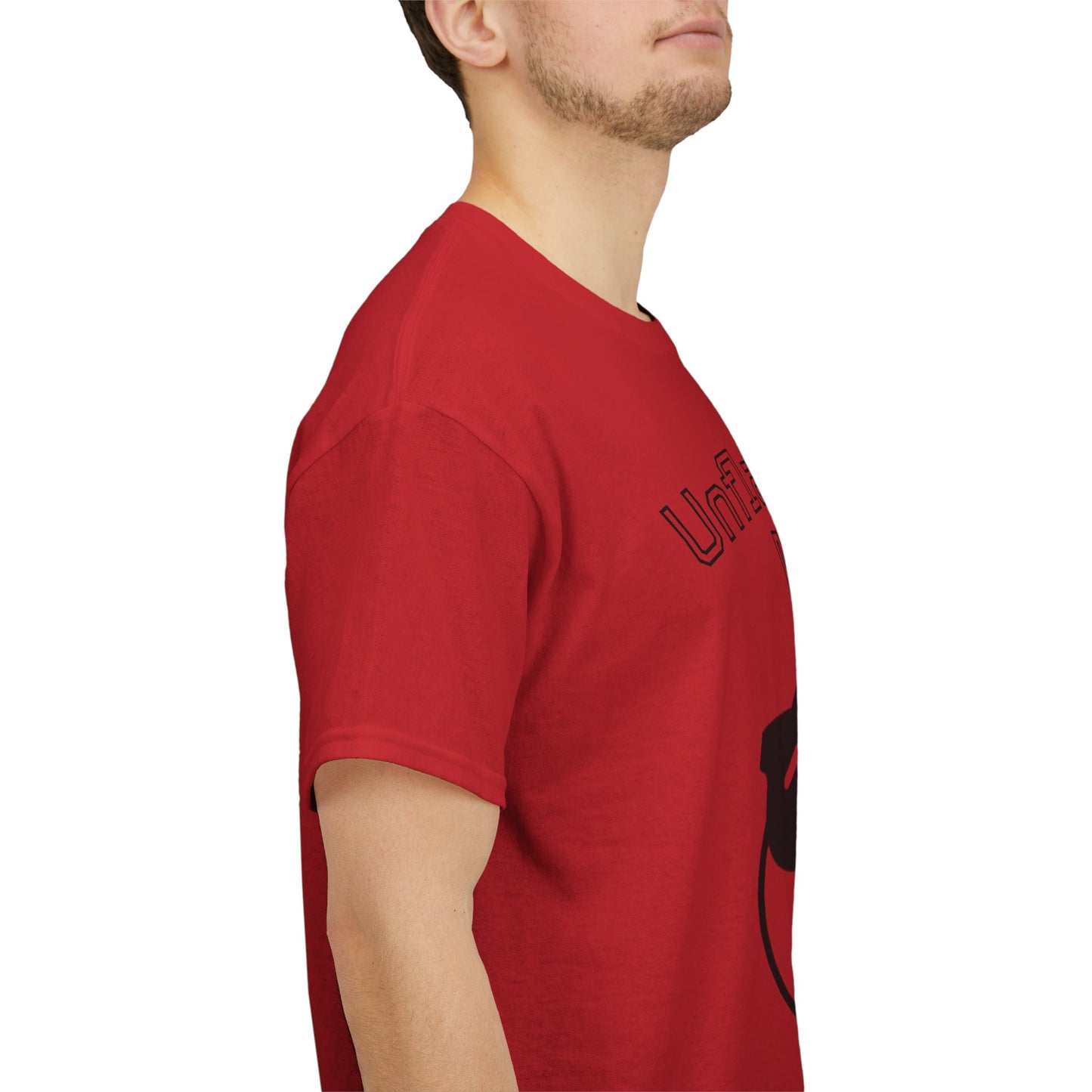 Unflappable Man Unisex Heavy Cotton Tee, Cool Graphic T-Shirt for Men, Perfect Gift for Birthdays, Casual Wear, Outdoor Activities